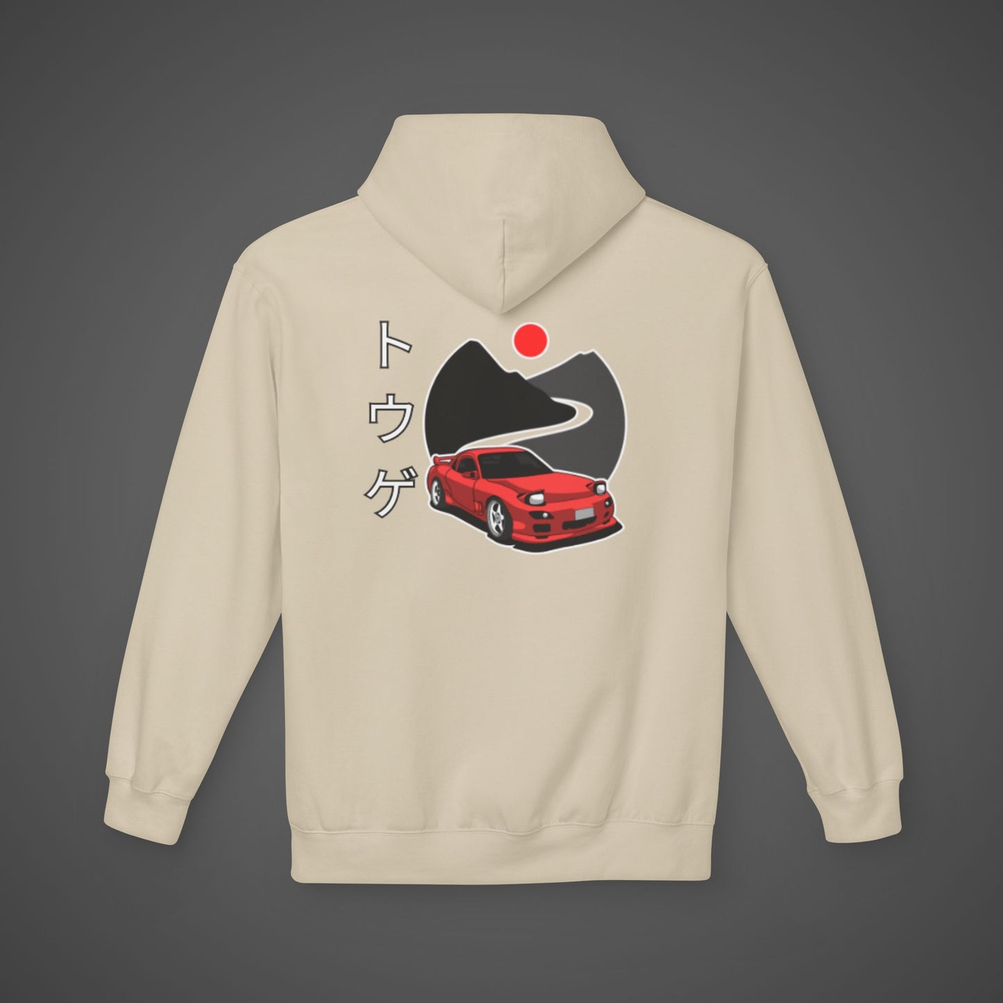 Touge Rx-7 Fleece Hoodie - Streetwear