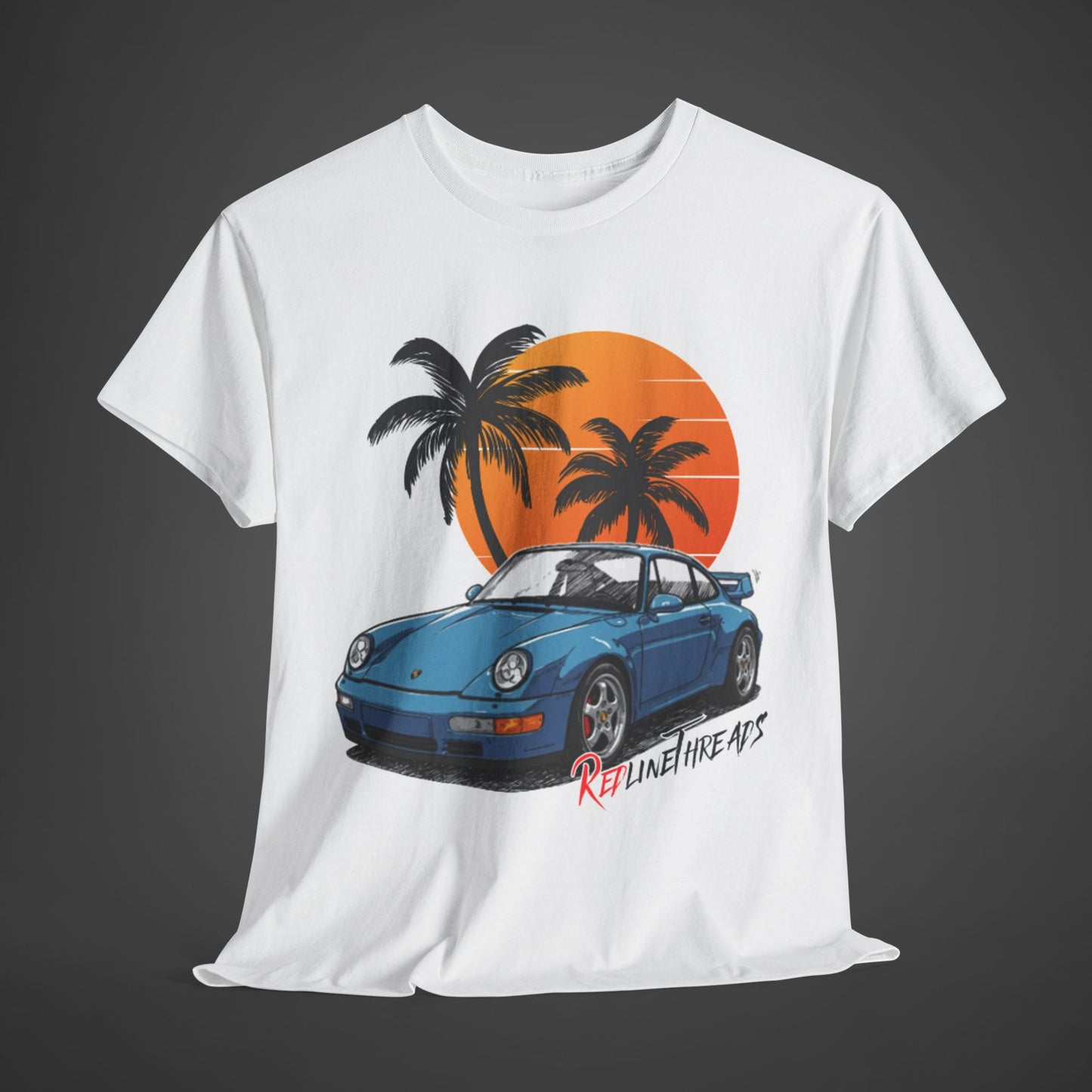 RedlineThreads Porsche Sunset Tee