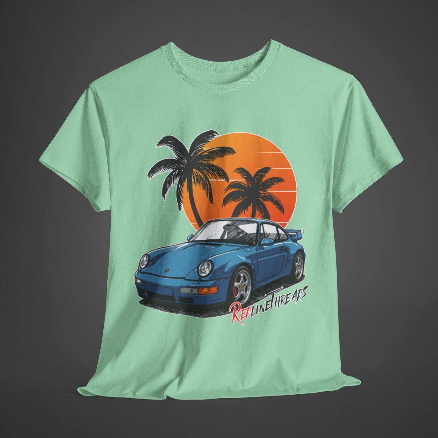 RedlineThreads Porsche Sunset Tee