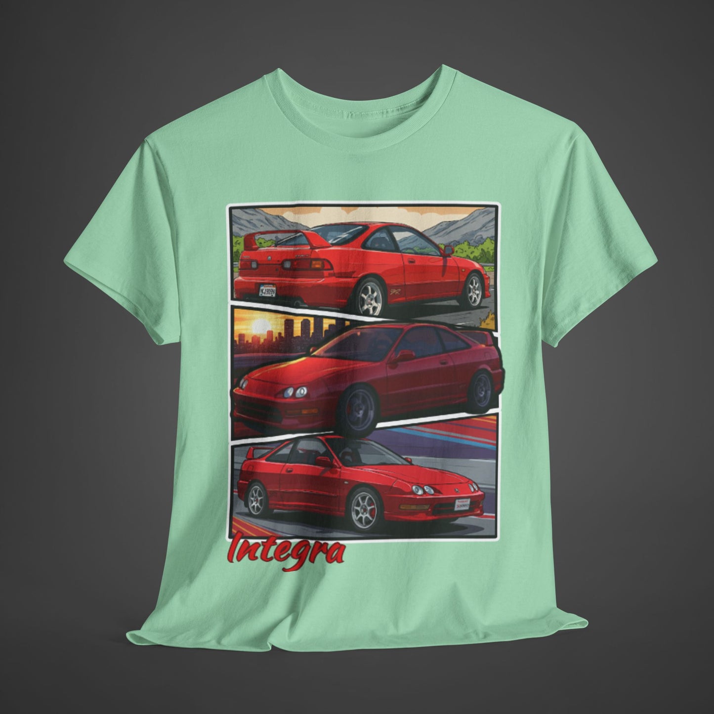 Integra Comic Panel Design - Vintage Streetwear