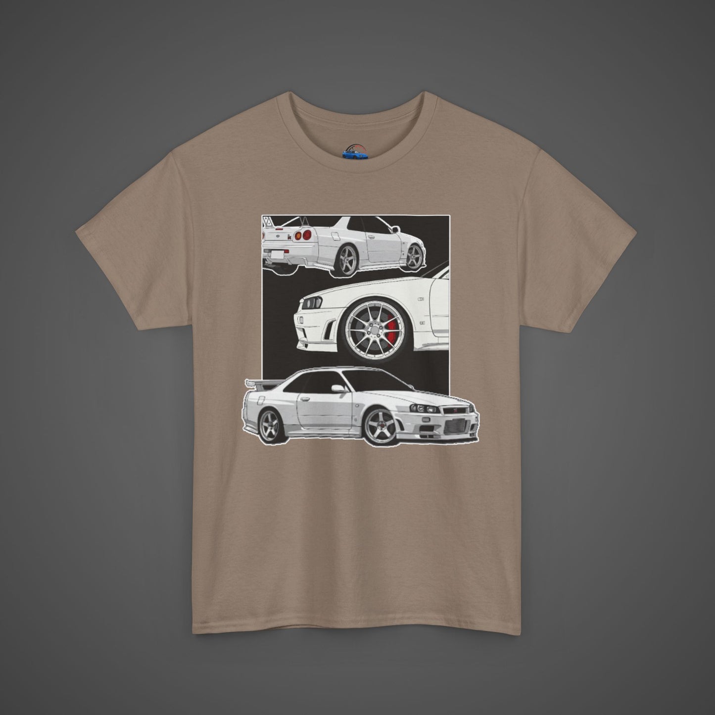 Vintage Trio Skyline R34 Design Tee