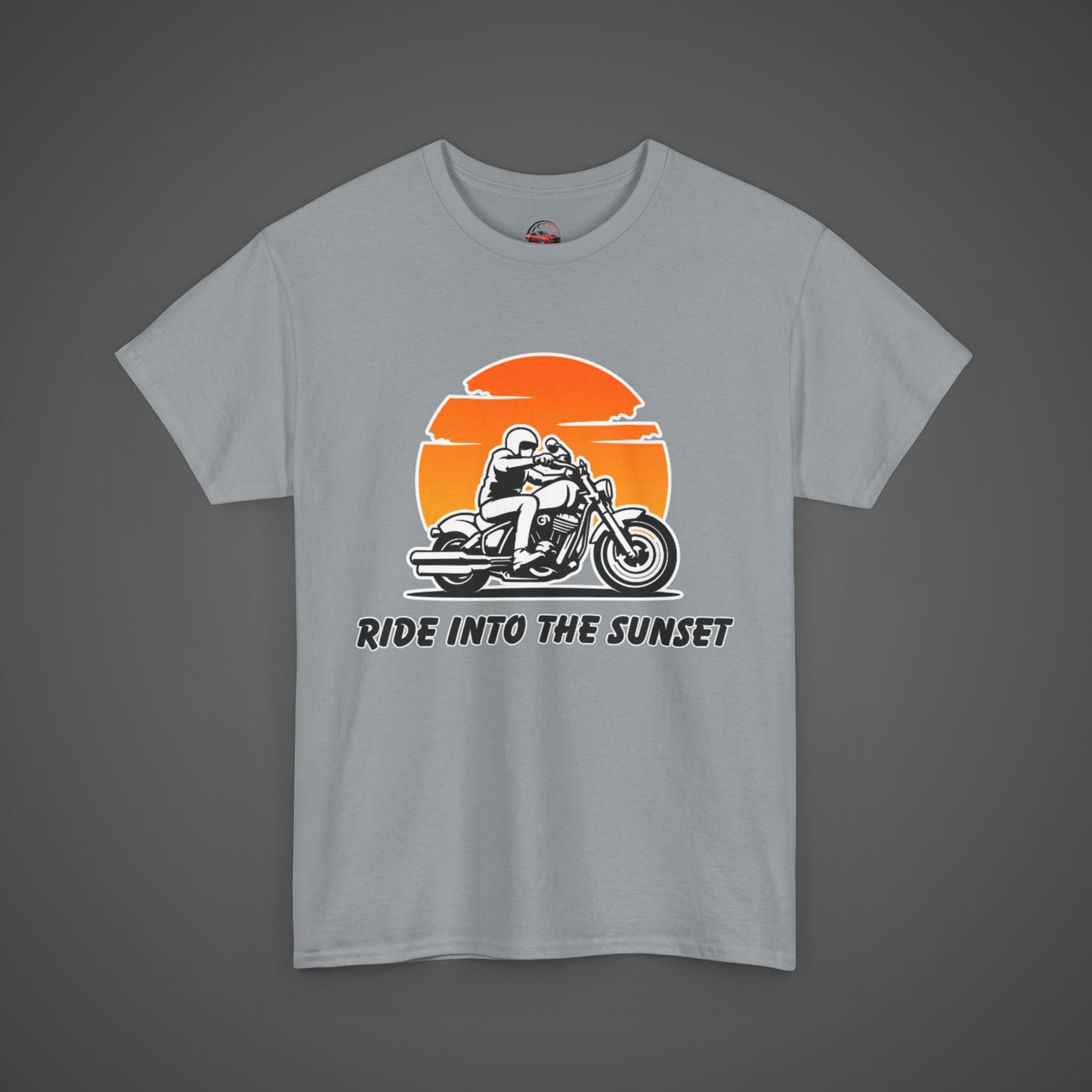 Ride Into the Sunset - Motorcycle Graphic T-Shirt