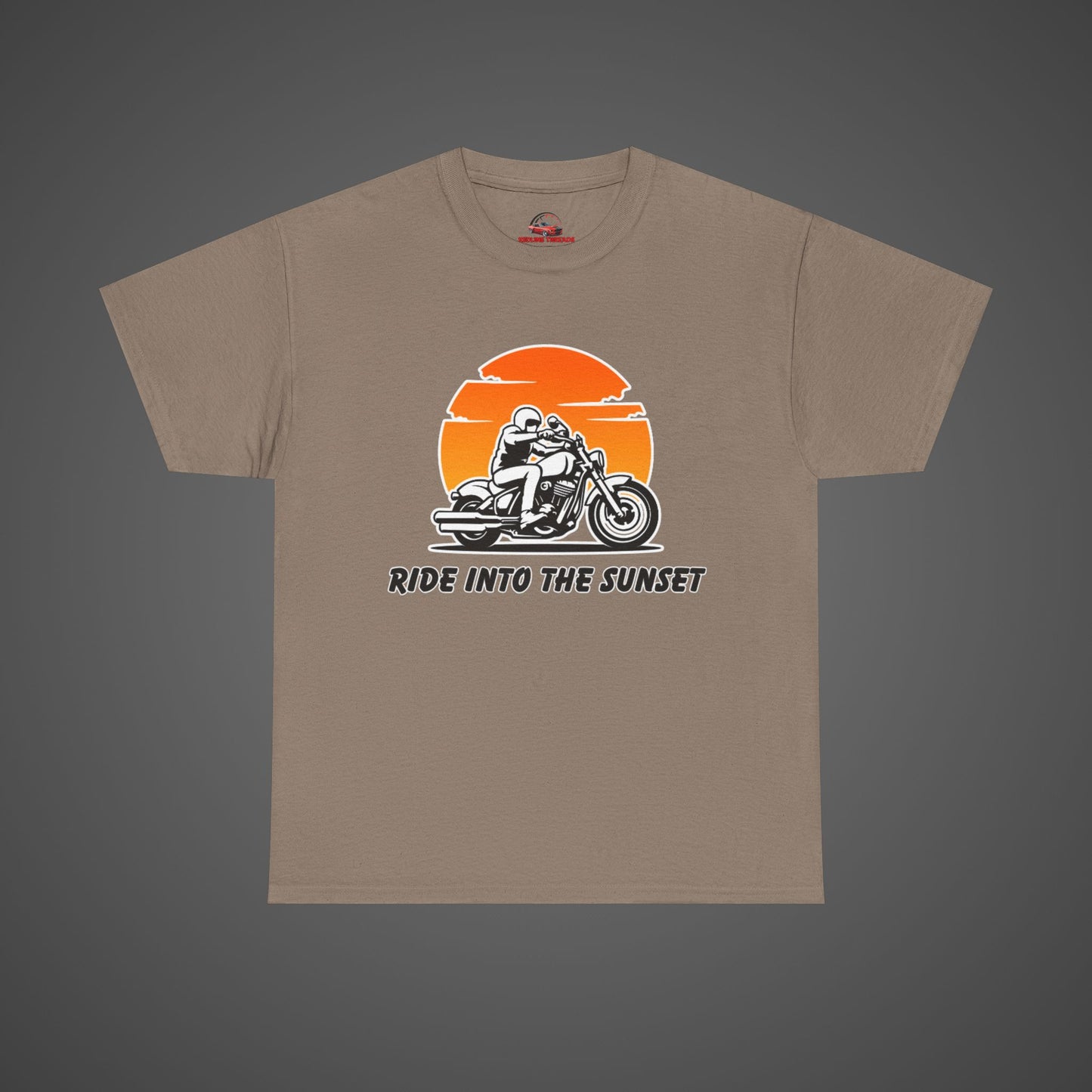 Ride Into the Sunset - Motorcycle Graphic T-Shirt