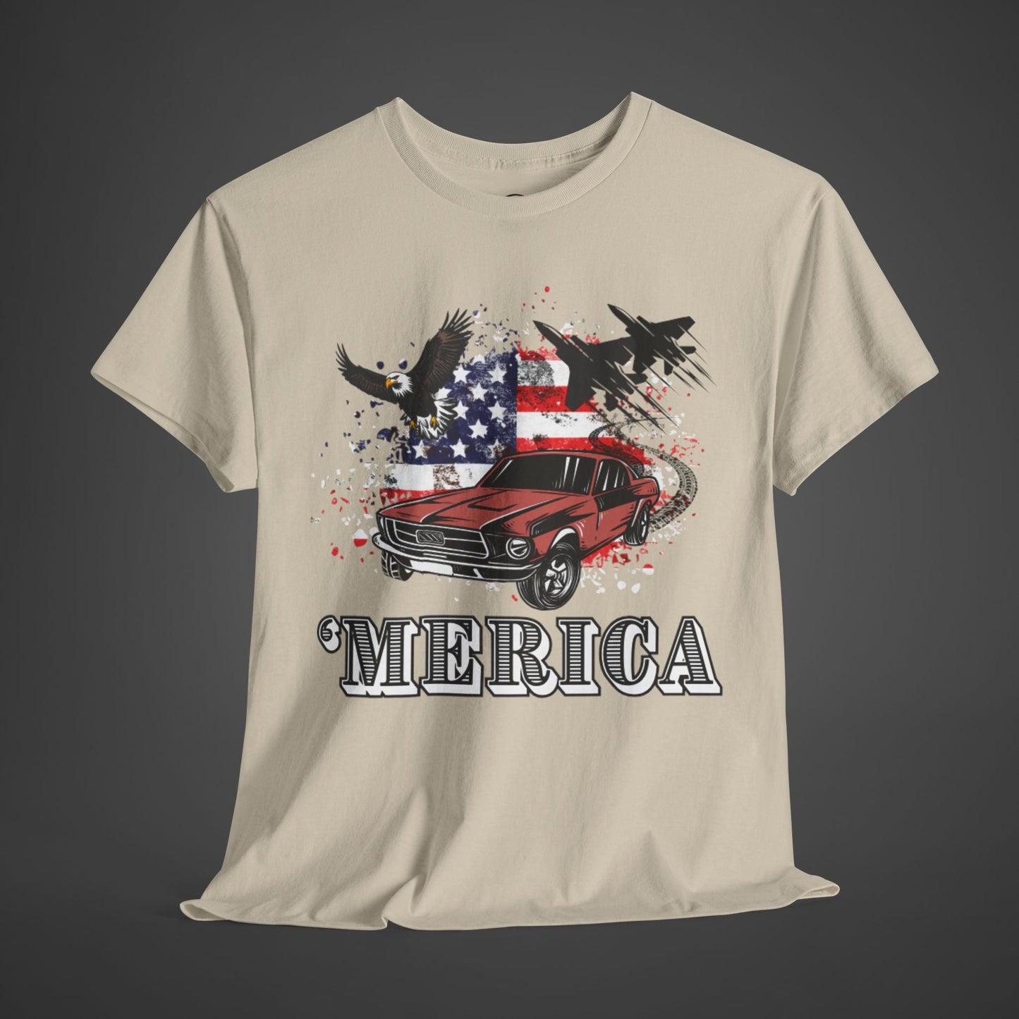 'MERICA - Patriotism Enthusiast Tee