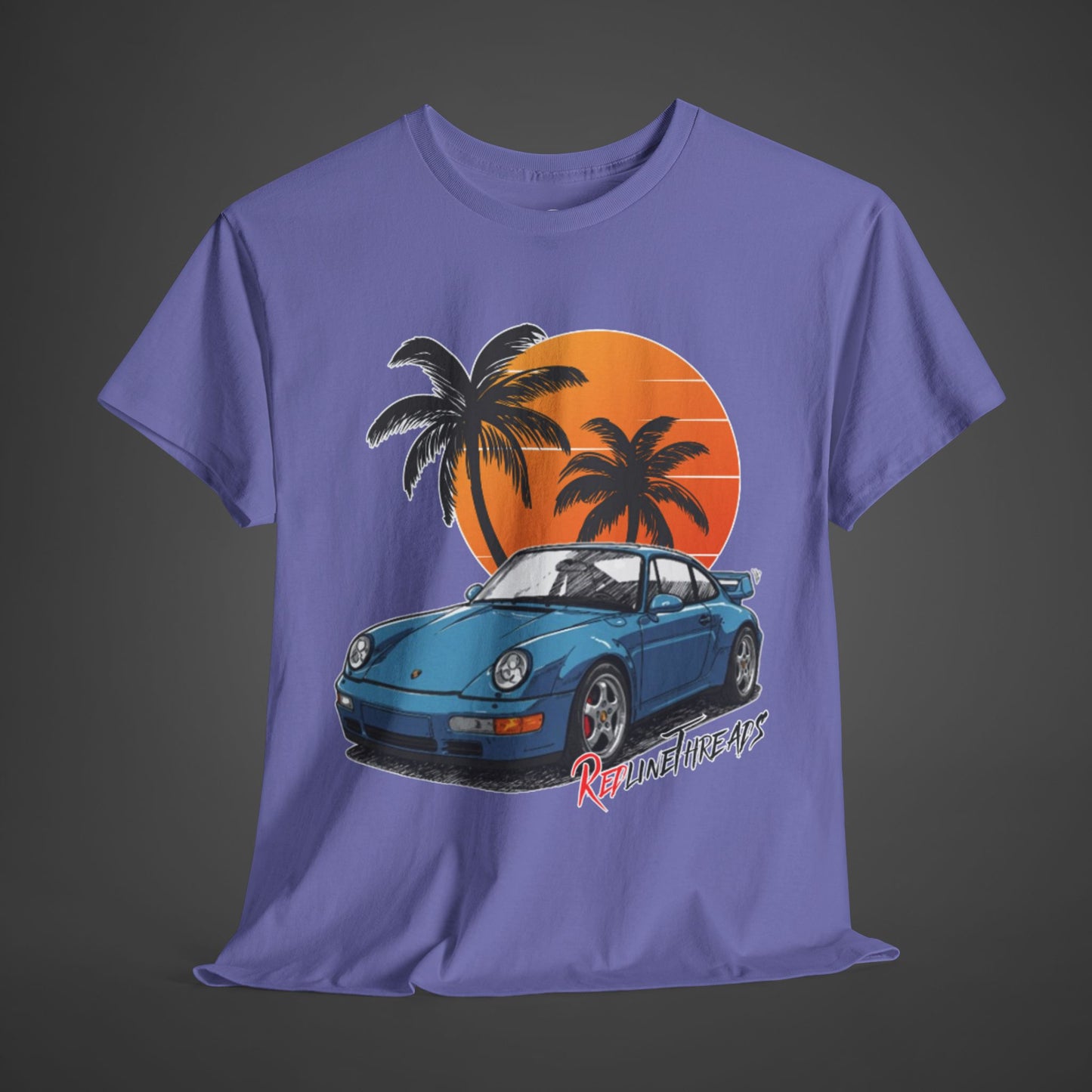 RedlineThreads Porsche Sunset Tee