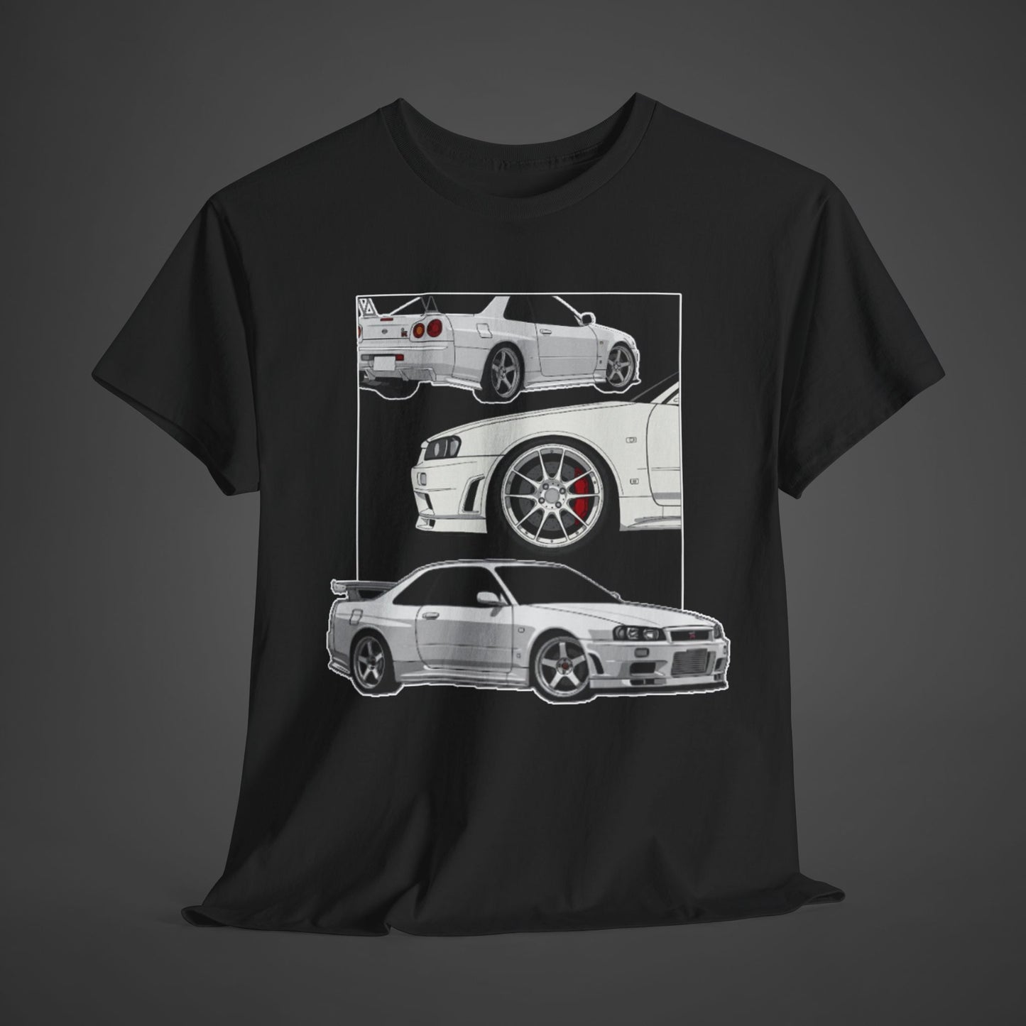 Vintage Trio Skyline R34 Design Tee