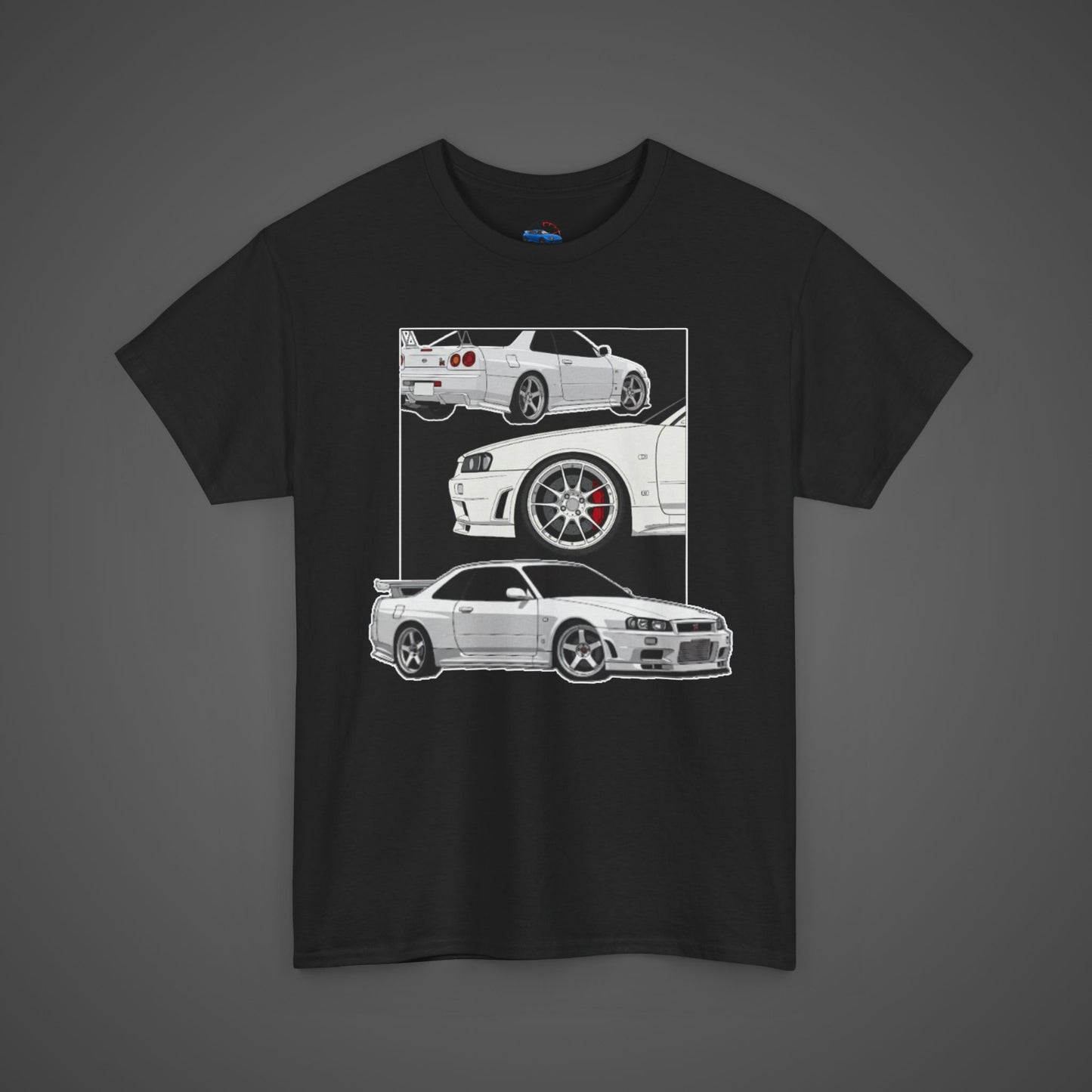 Vintage Trio Skyline R34 Design Tee