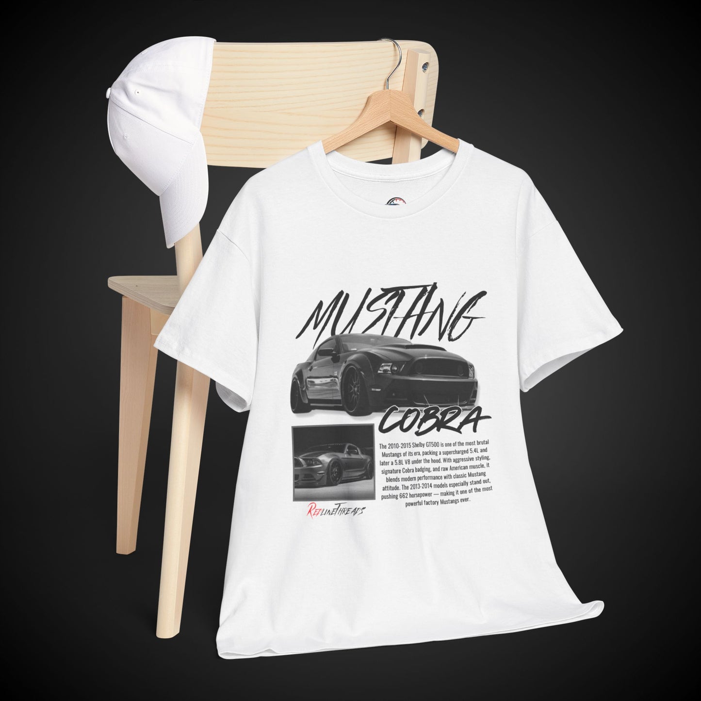 Mustang Cobra Graphic Tee - Street Icons