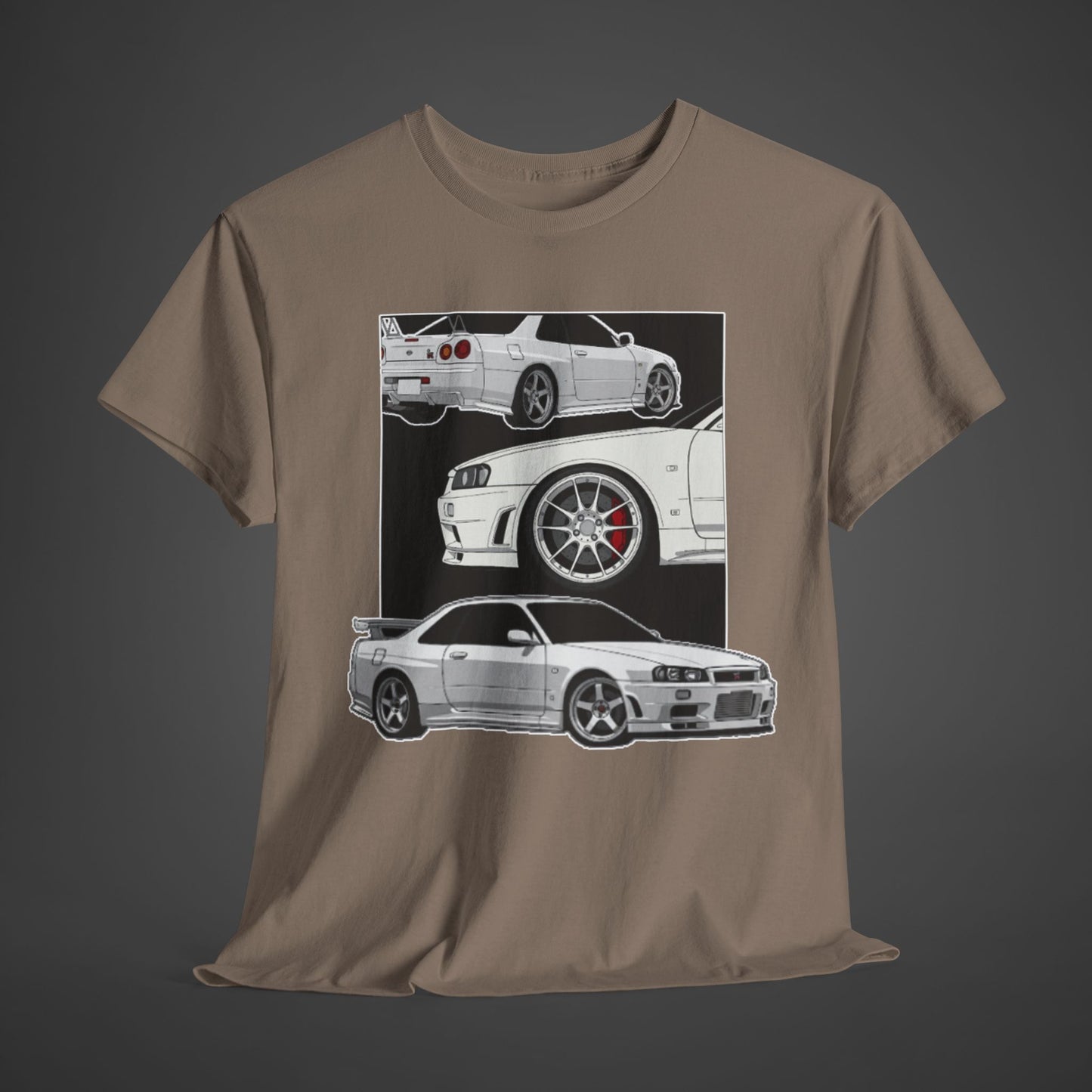 Vintage Trio Skyline R34 Design Tee