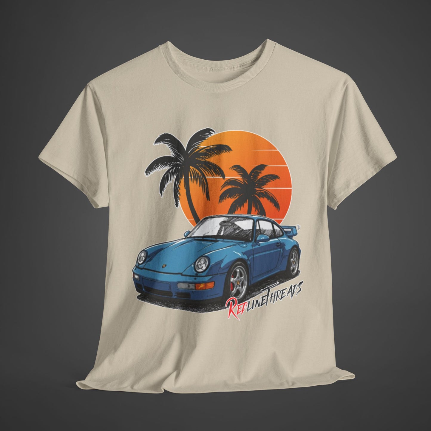 RedlineThreads Porsche Sunset Tee