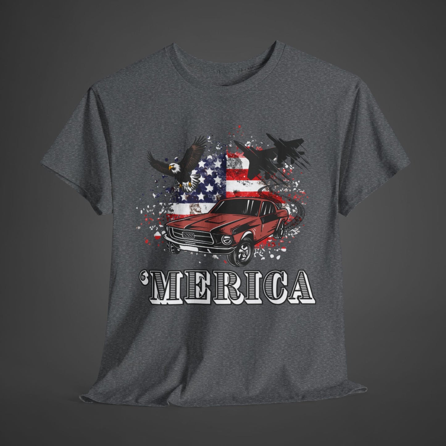 'MERICA - Patriotism Enthusiast Tee