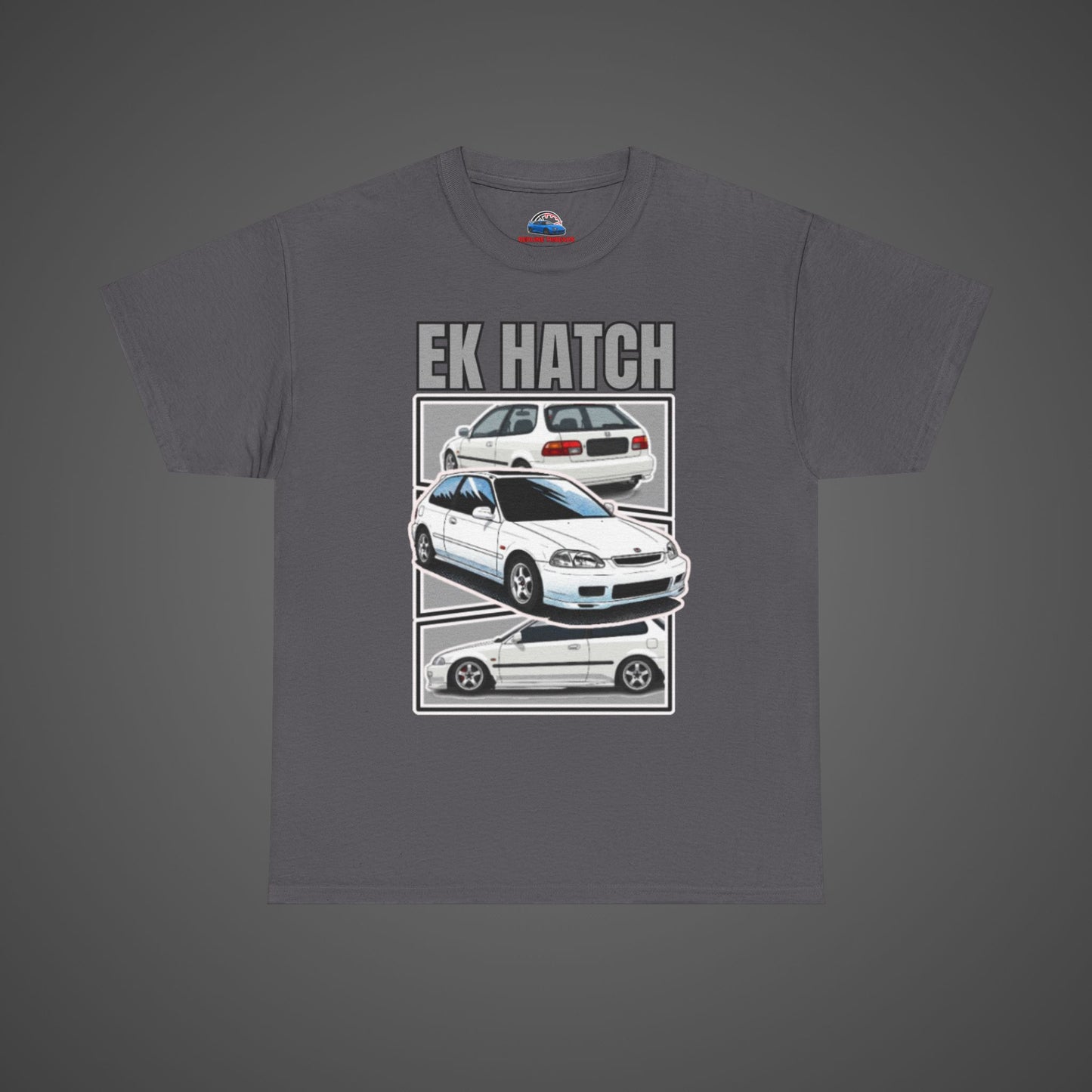 EK Hatch Unisex Heavy Cotton Tee - Automotive Enthusiast Apparel