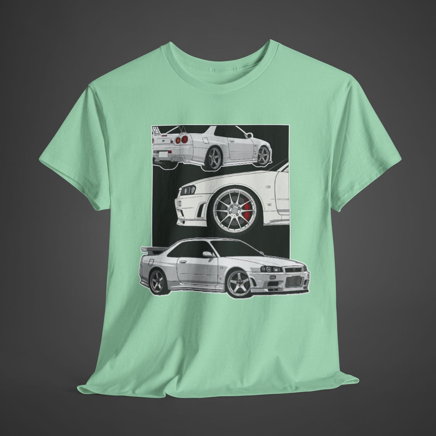 Vintage Trio Skyline R34 Design Tee
