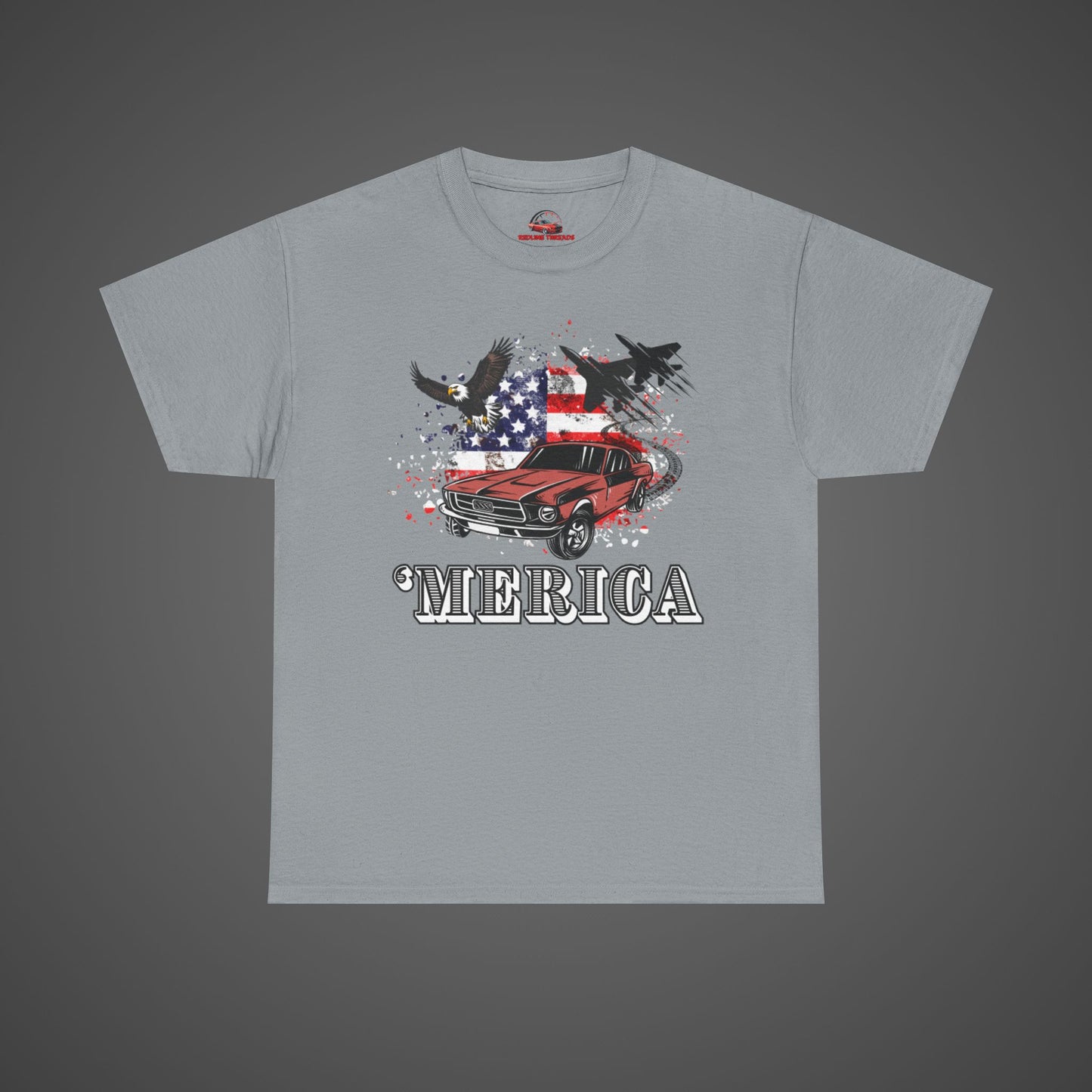 'MERICA - Patriotism Enthusiast Tee
