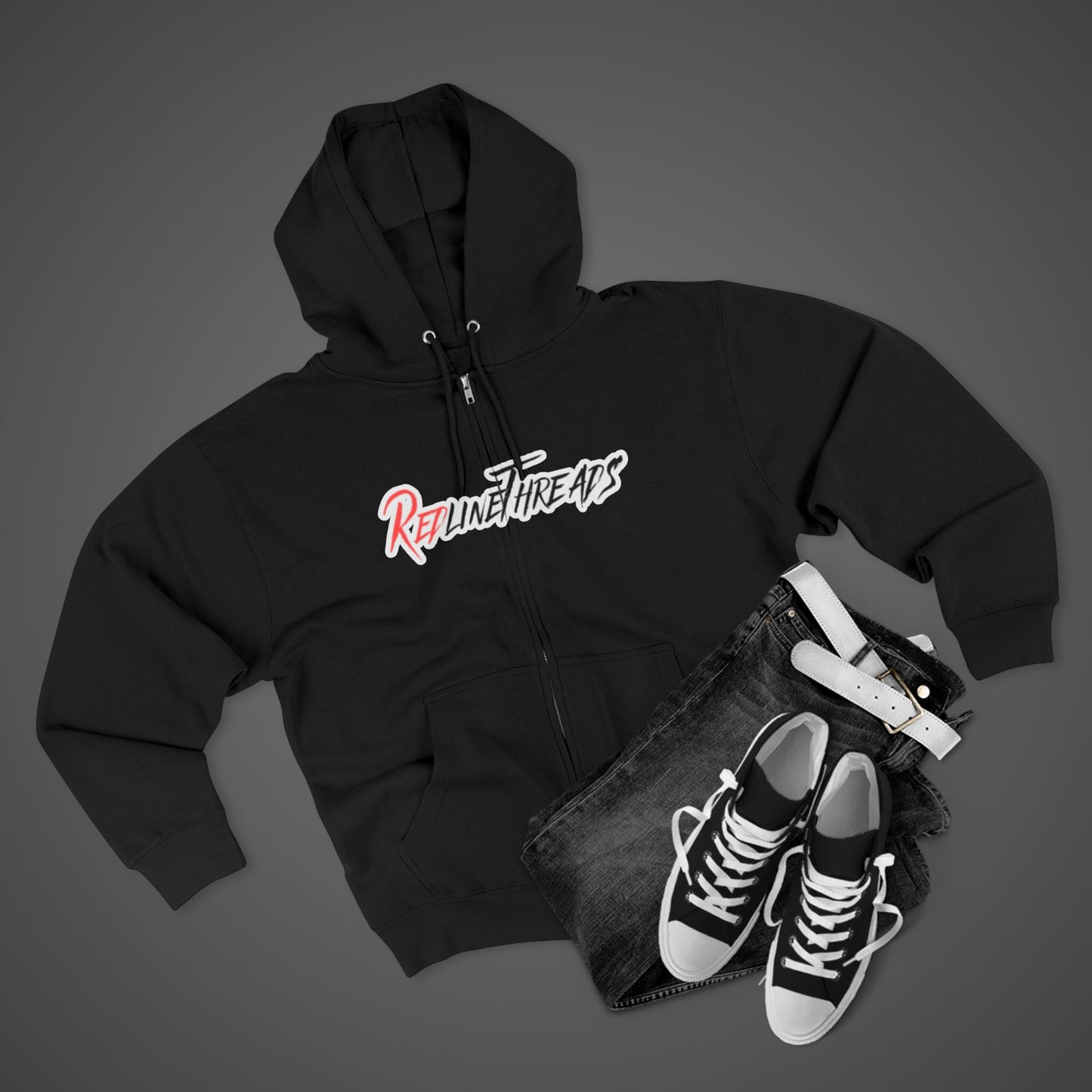Live In the Red Hoodie - RedlineThreads official