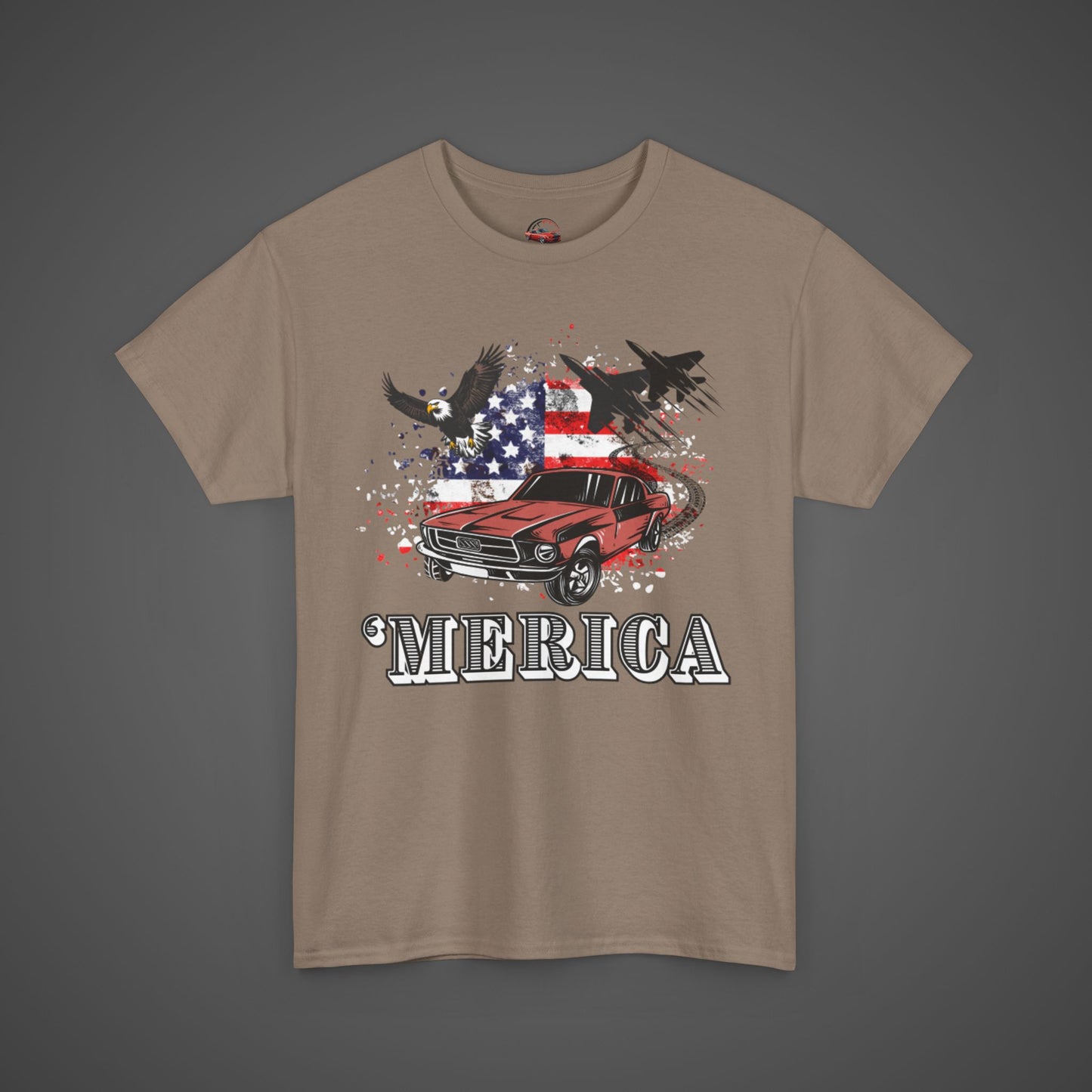 'MERICA - Patriotism Enthusiast Tee
