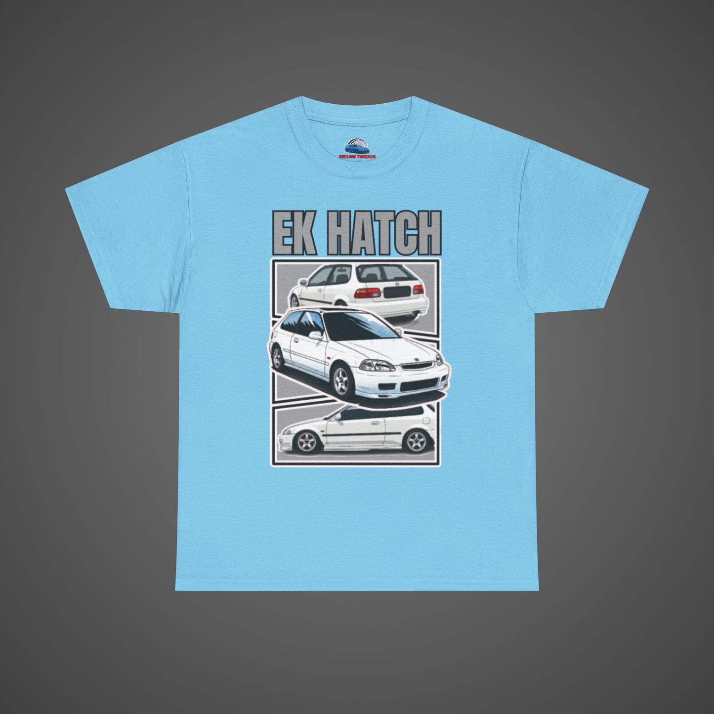 EK Hatch Unisex Heavy Cotton Tee - Automotive Enthusiast Apparel