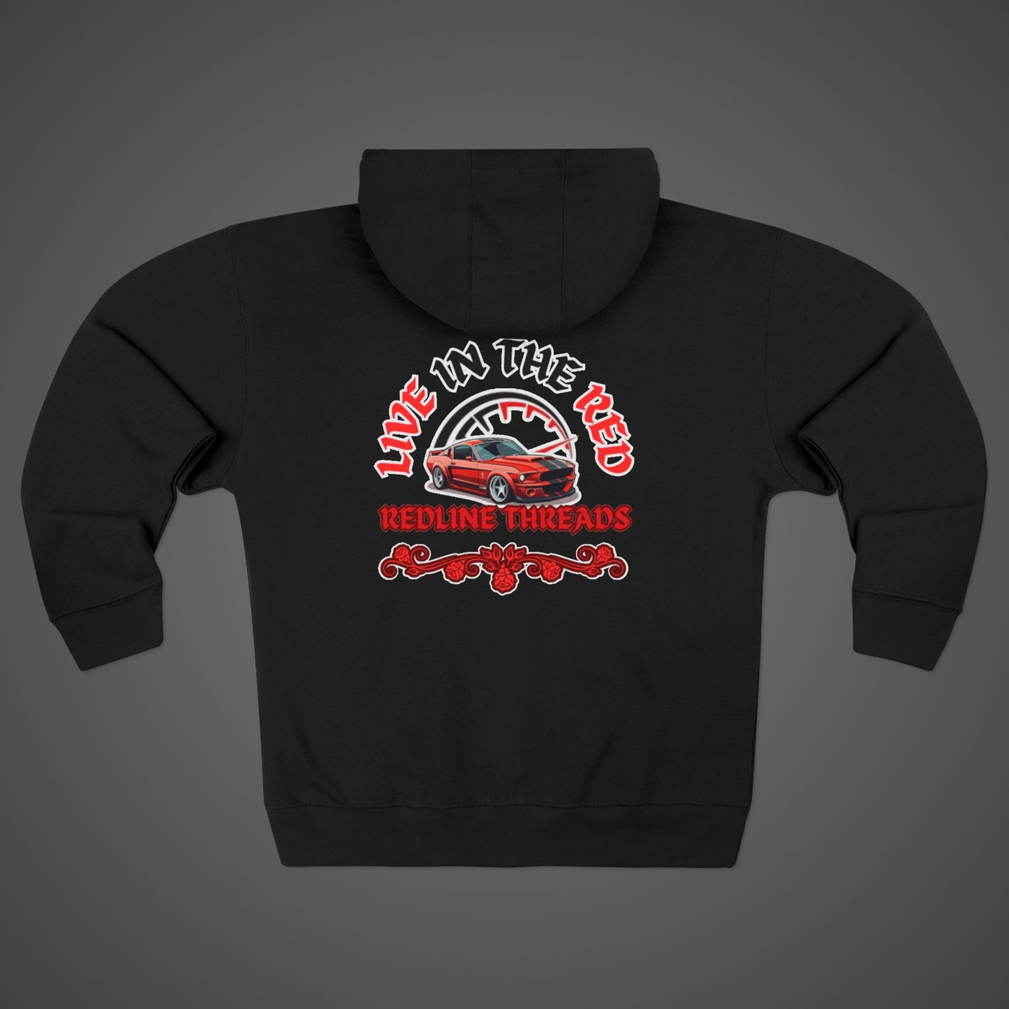 Live In the Red Hoodie - RedlineThreads official