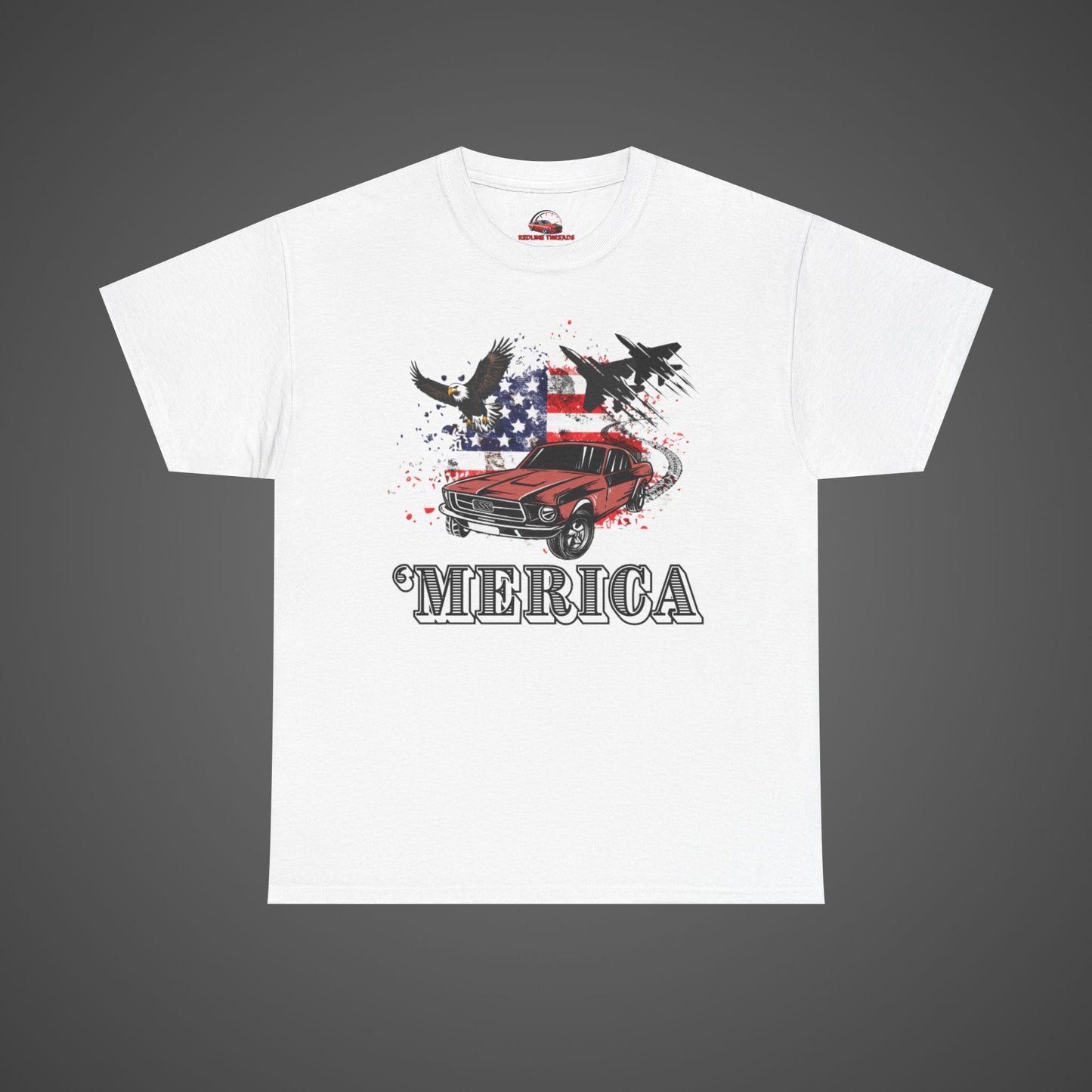 'MERICA - Patriotism Enthusiast Tee