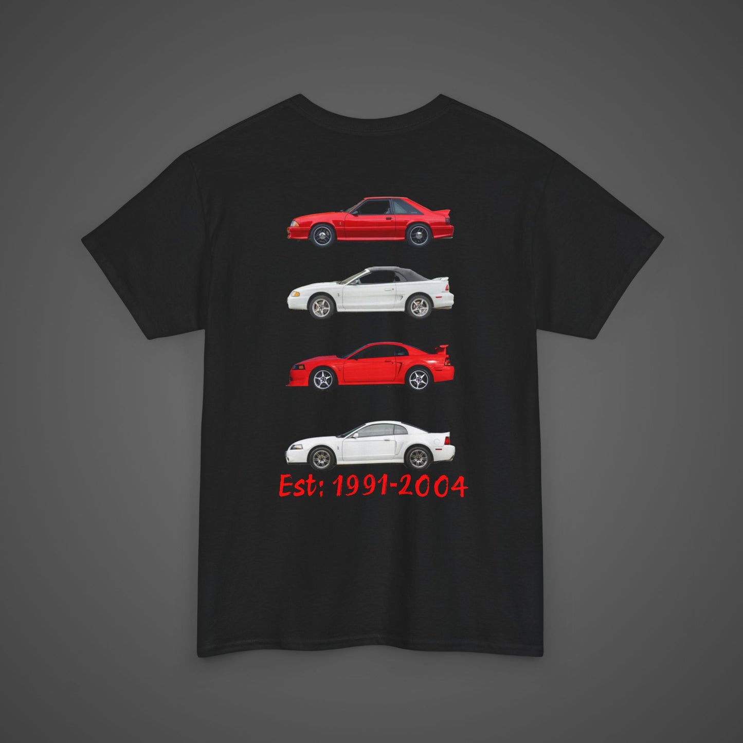 SVT Cobra Mustang Lineage Unisex Heavy Cotton Tee