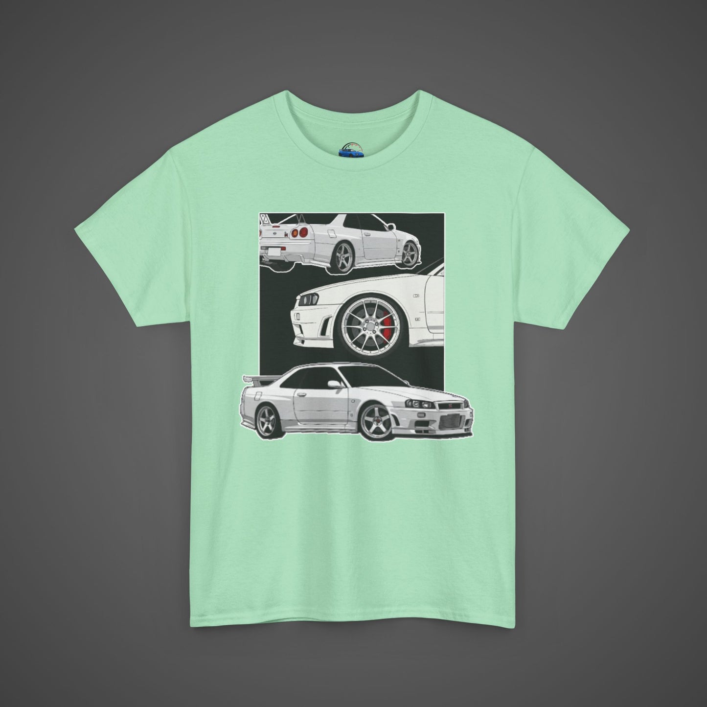 Vintage Trio Skyline R34 Design Tee