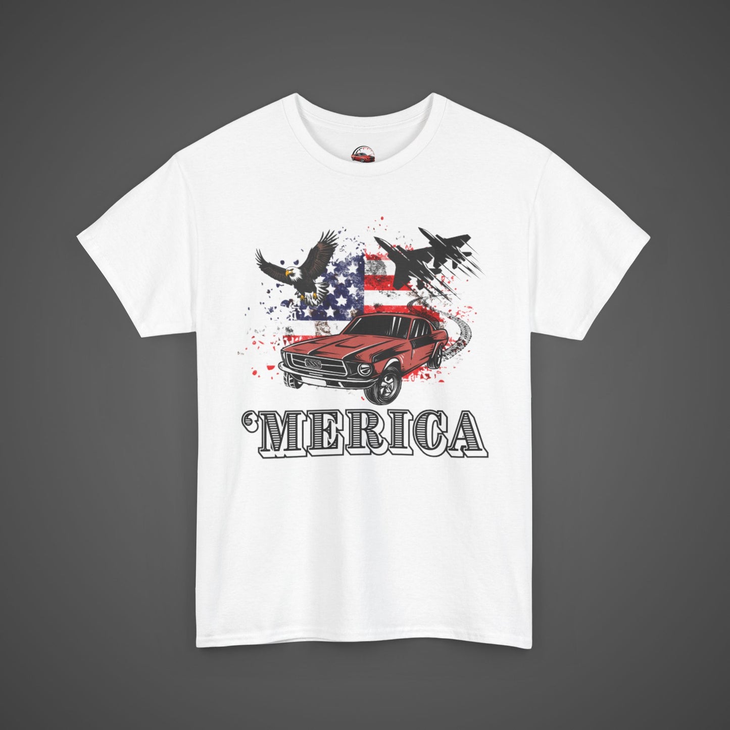 'MERICA - Patriotism Enthusiast Tee