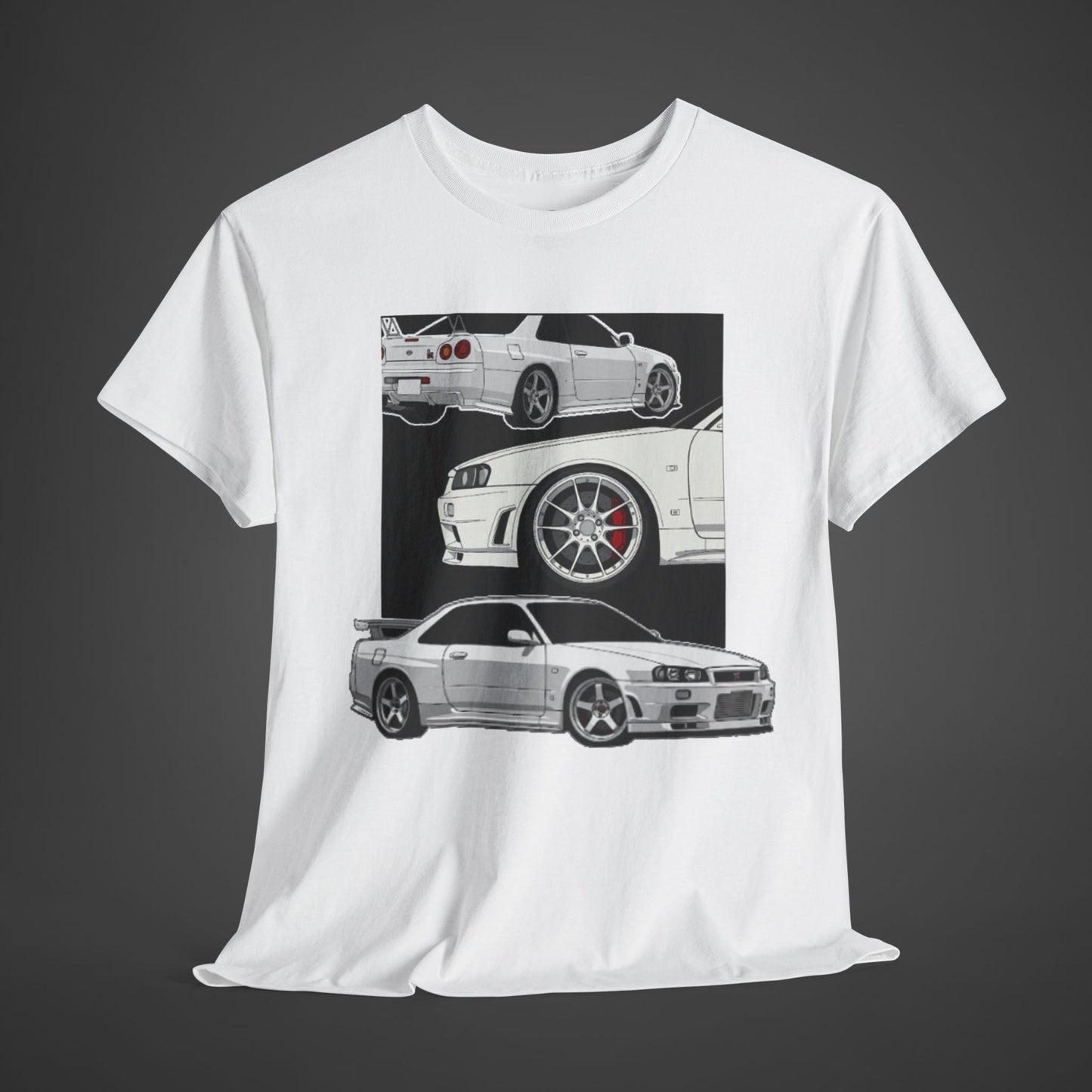 Vintage Trio Skyline R34 Design Tee