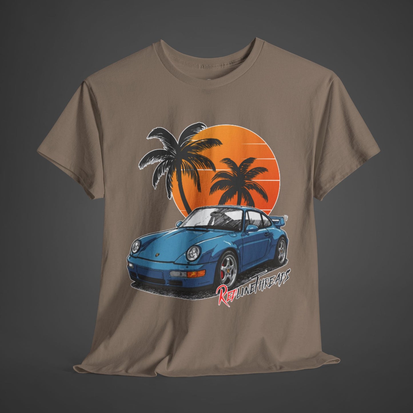 RedlineThreads Porsche Sunset Tee