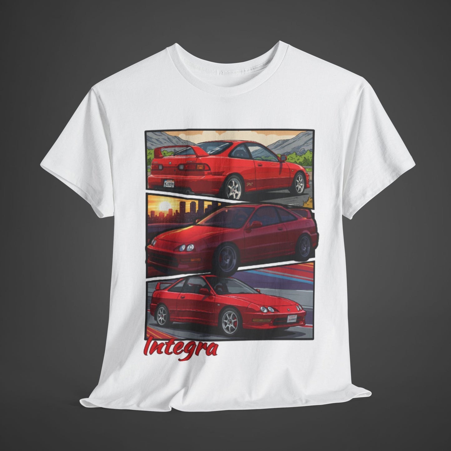 Integra Comic Panel Design - Vintage Streetwear