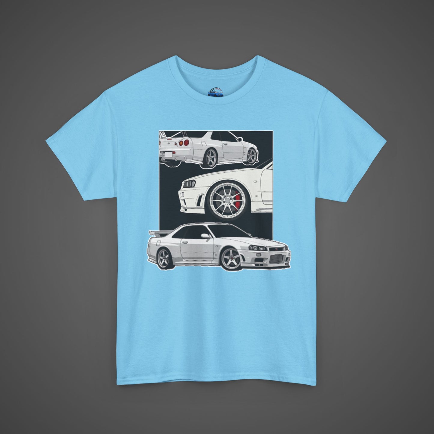 Vintage Trio Skyline R34 Design Tee