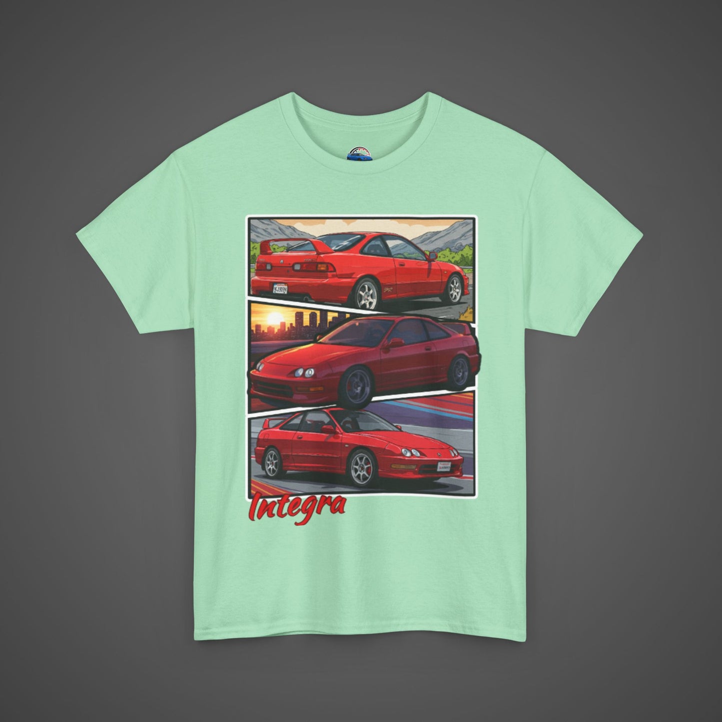 Integra Comic Panel Design - Vintage Streetwear