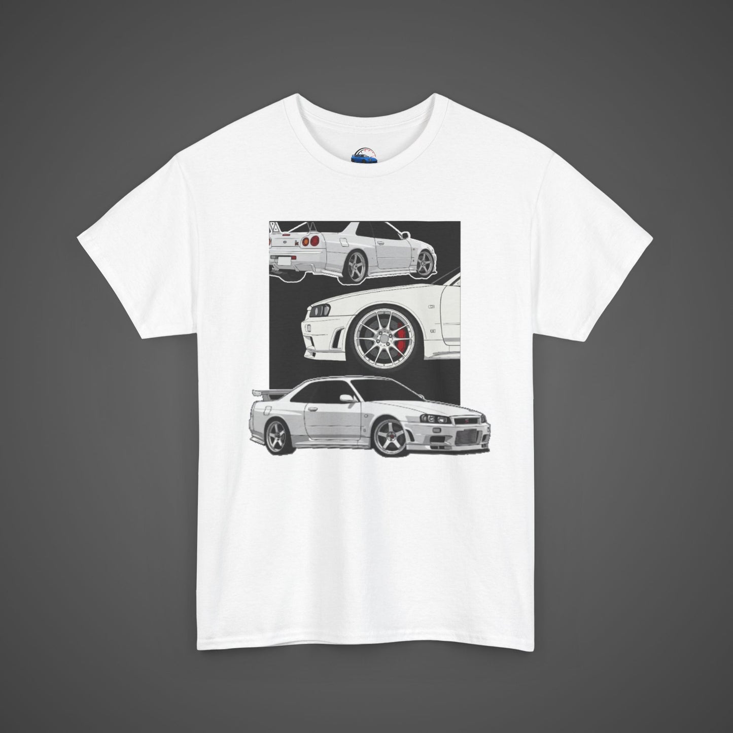 Vintage Trio Skyline R34 Design Tee