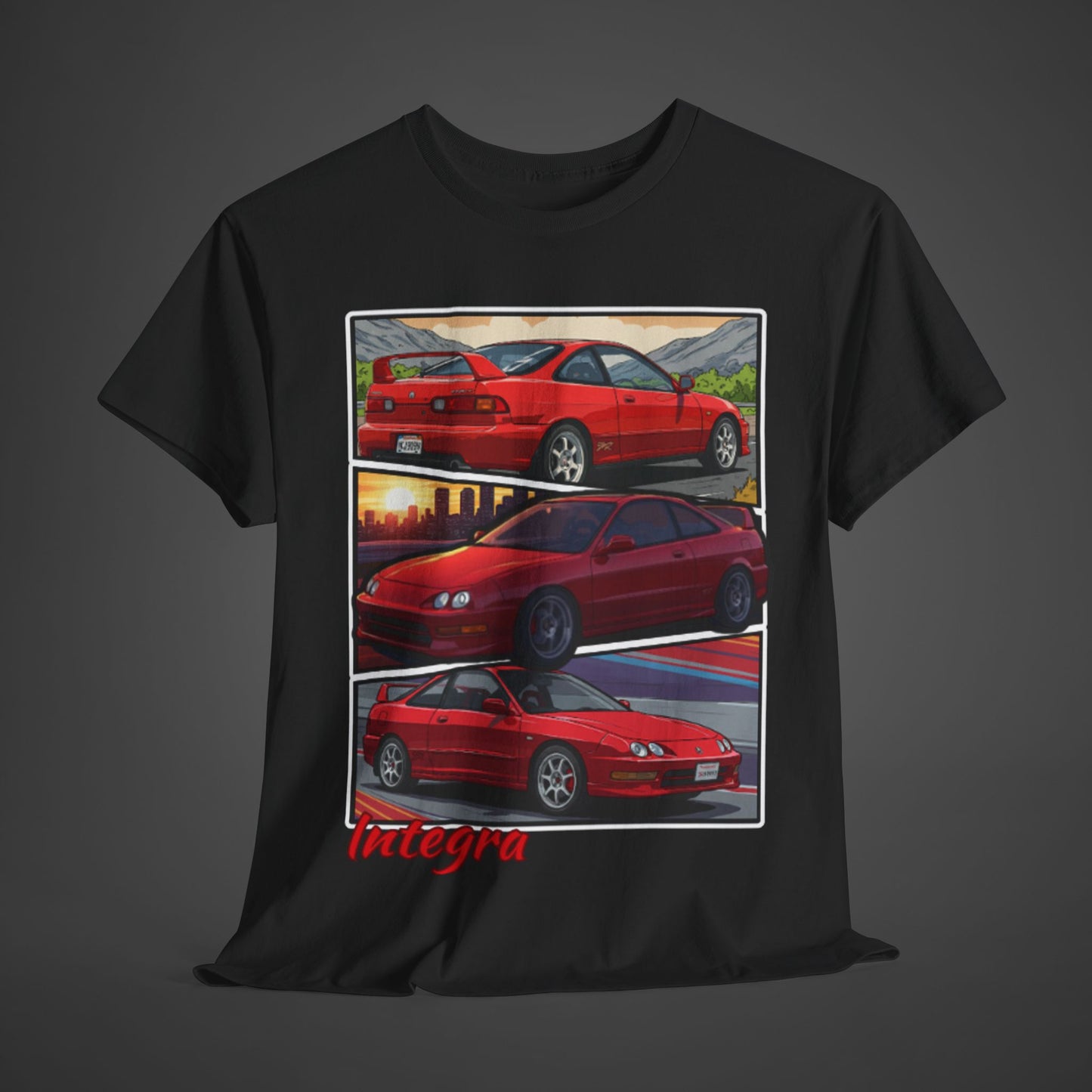 Integra Comic Panel Design - Vintage Streetwear