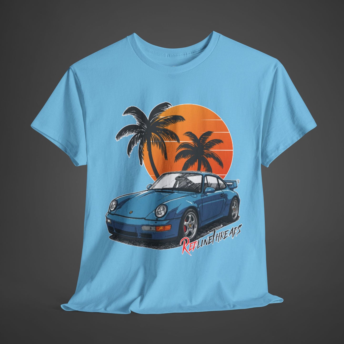 RedlineThreads Porsche Sunset Tee