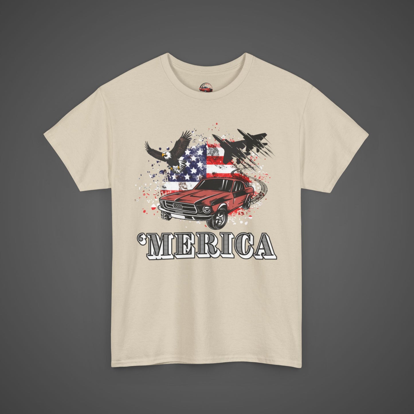 'MERICA - Patriotism Enthusiast Tee