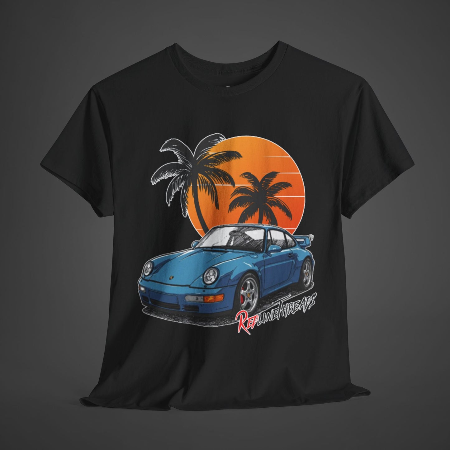 RedlineThreads Porsche Sunset Tee