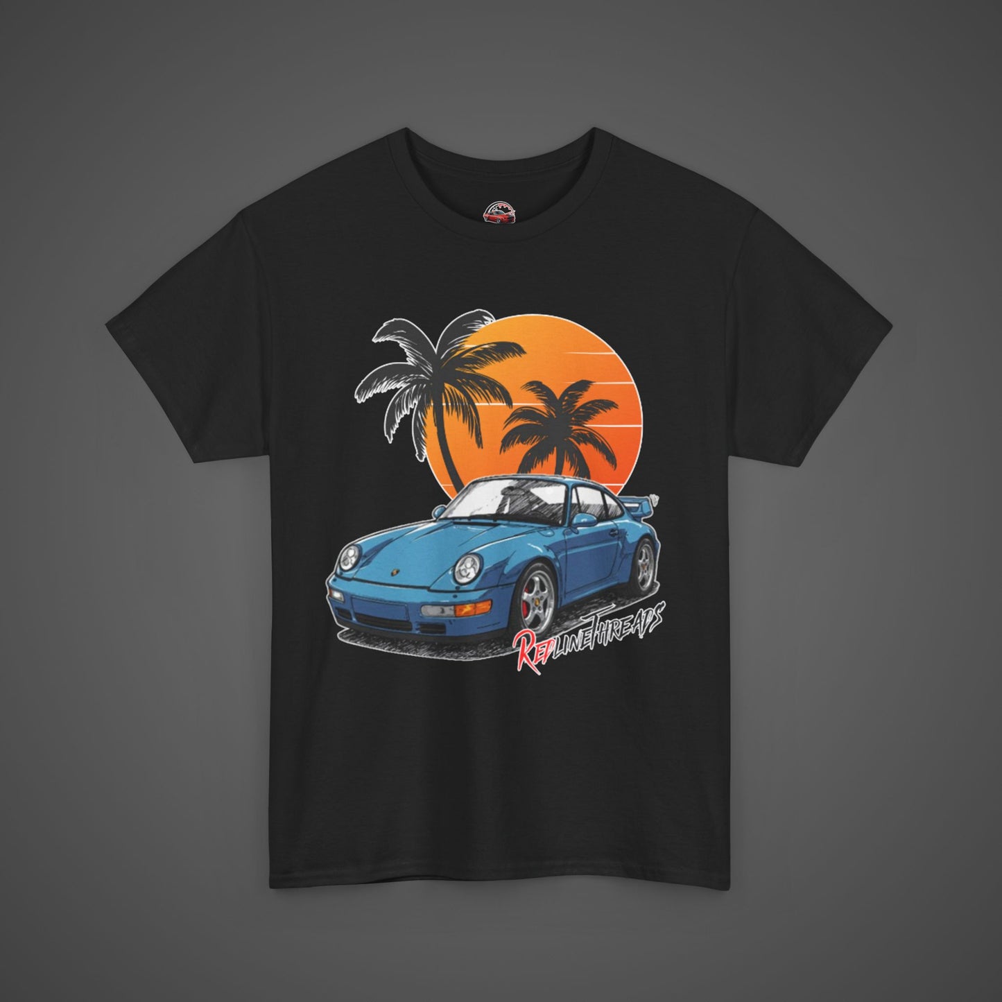 RedlineThreads Porsche Sunset Tee