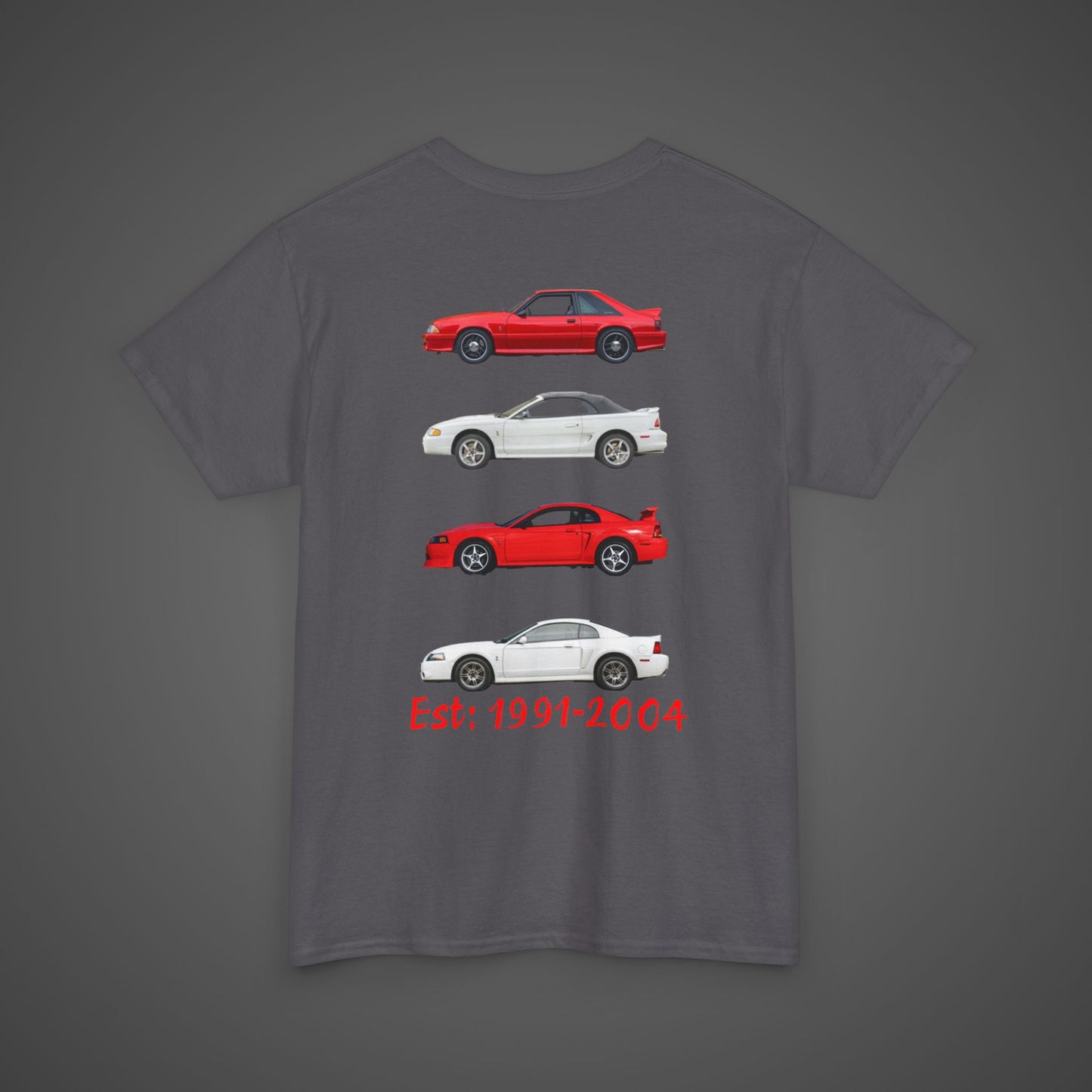 SVT Cobra Mustang Lineage Unisex Heavy Cotton Tee