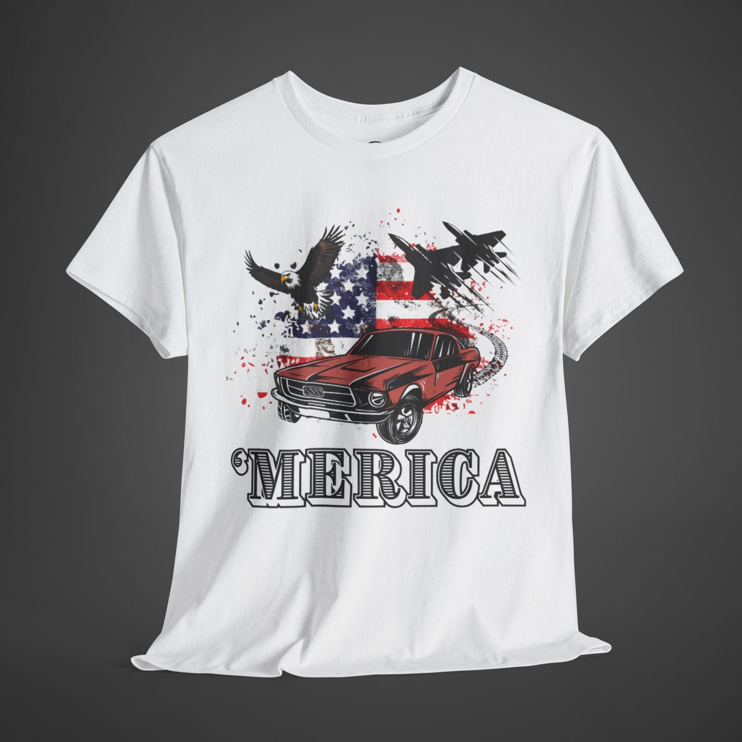 'MERICA - Patriotism Enthusiast Tee