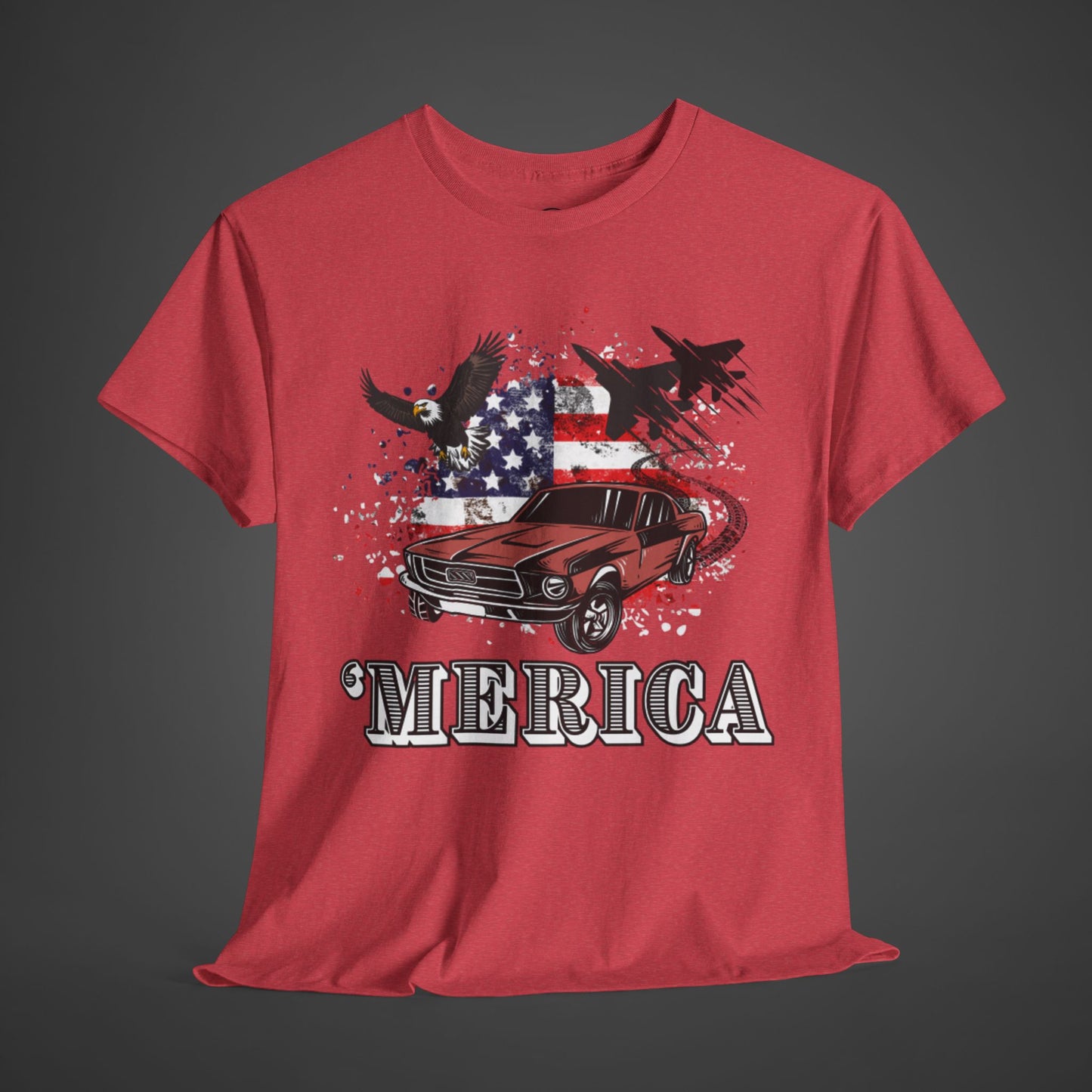 'MERICA - Patriotism Enthusiast Tee