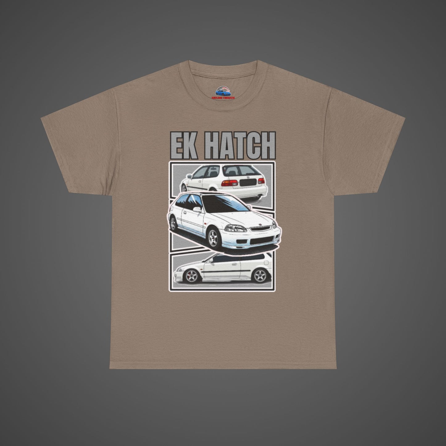EK Hatch Unisex Heavy Cotton Tee - Automotive Enthusiast Apparel