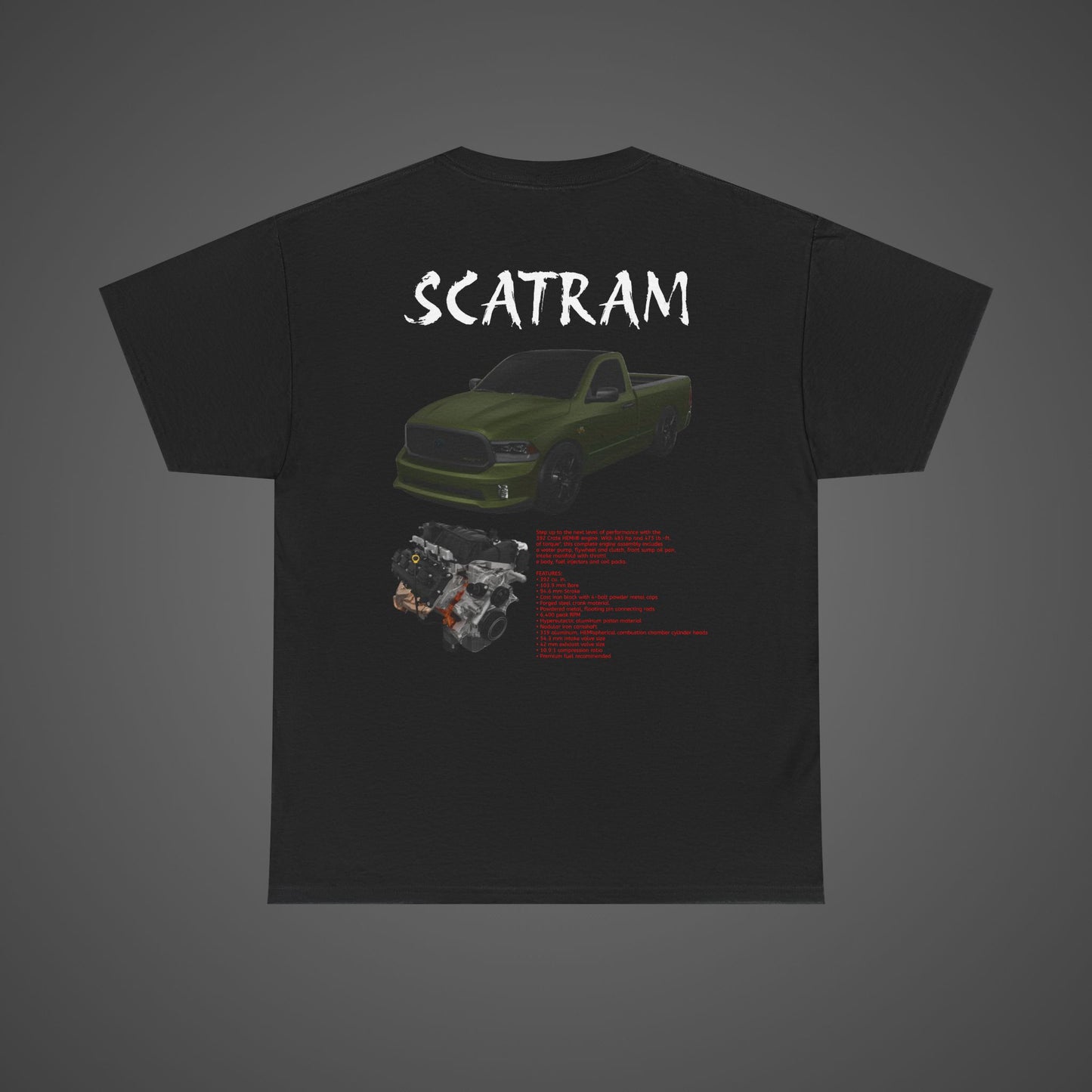 ScatRam Unisex Heavy Cotton Tee