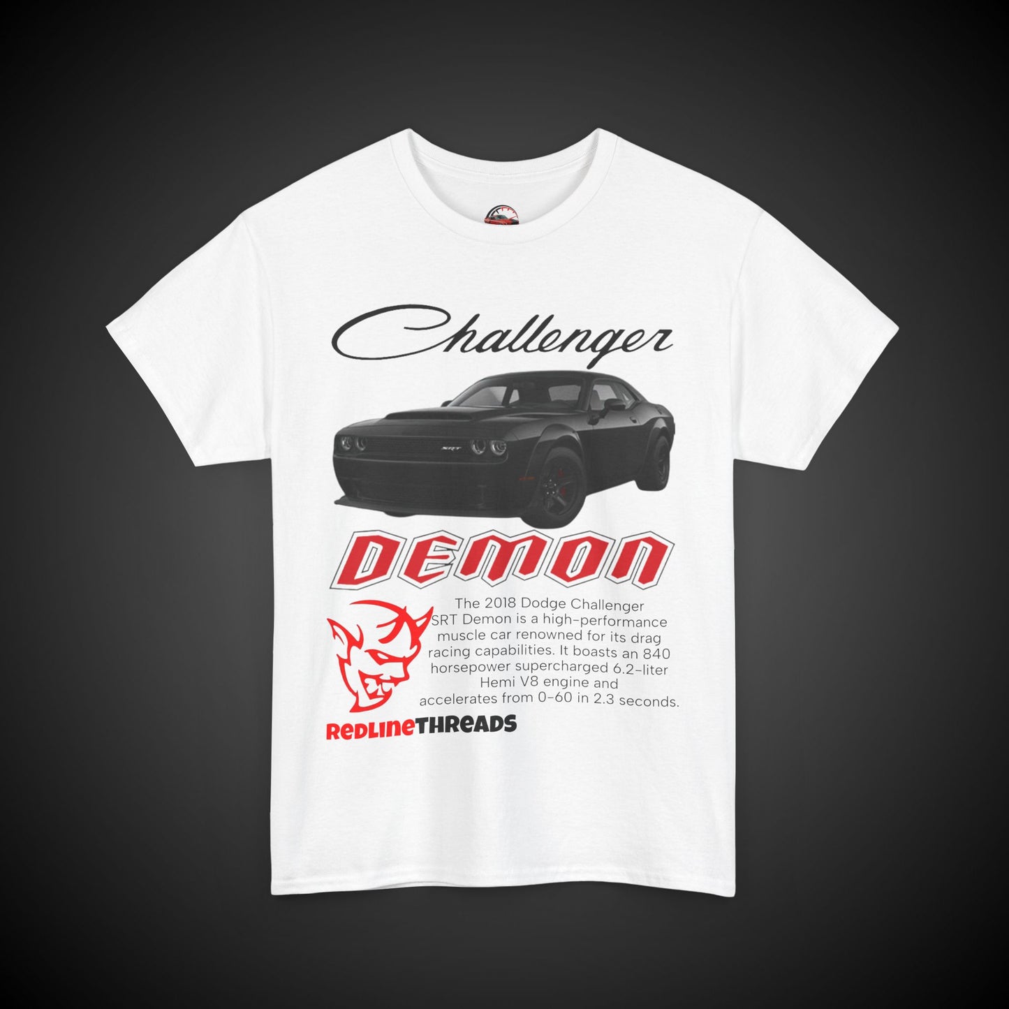 Challenger Demon Graphic Tee - Street Icons