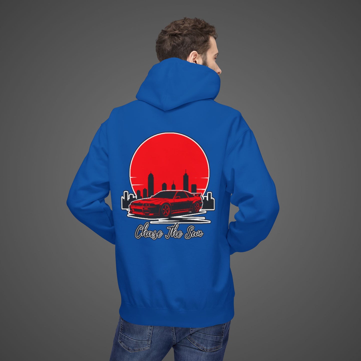 Chase The Sun Fleece Hoodie - Unisex Midweight Softstyle Lifestyle Apparel