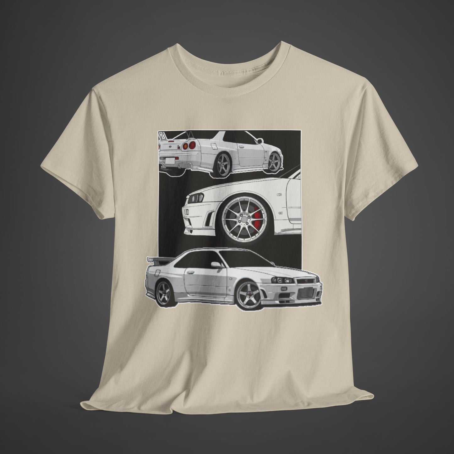 Vintage Trio Skyline R34 Design Tee