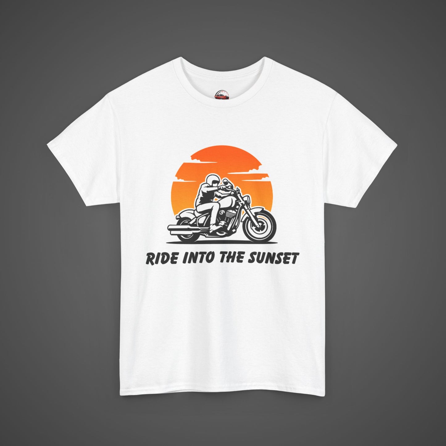 Ride Into the Sunset - Motorcycle Graphic T-Shirt