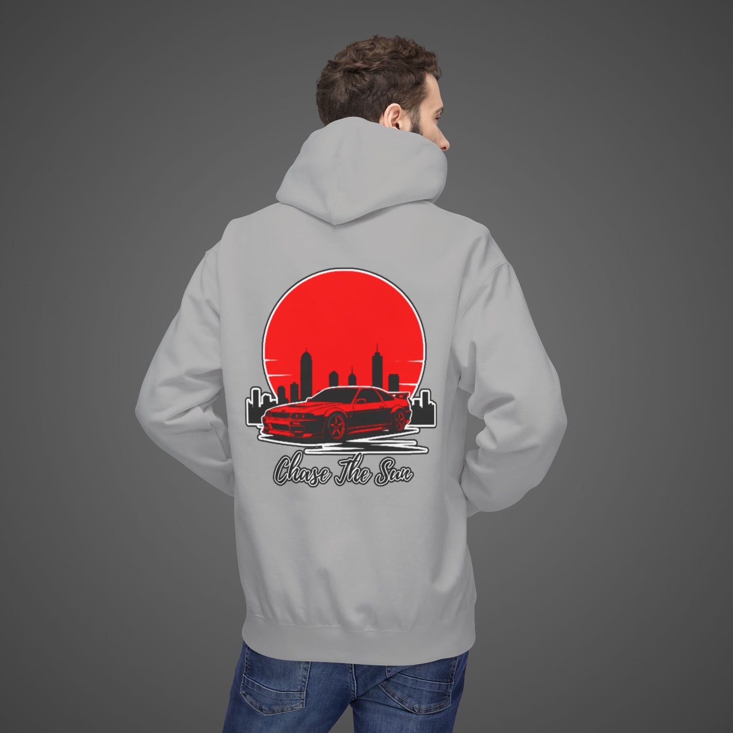 Chase The Sun Fleece Hoodie - Unisex Midweight Softstyle Lifestyle Apparel
