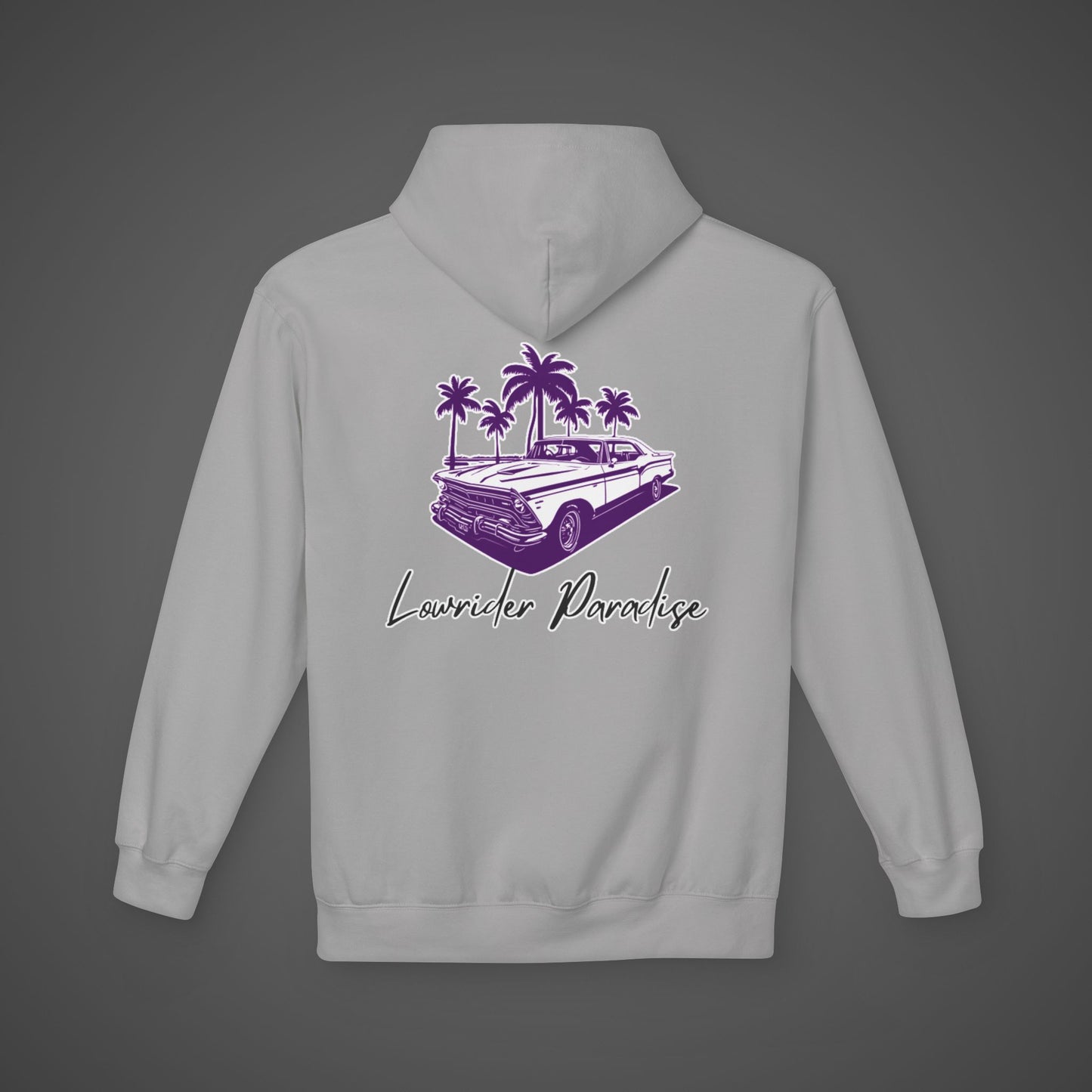 Unisex Softstyle Hoodie - 'Lowrider Paradise' with Palm Trees Design