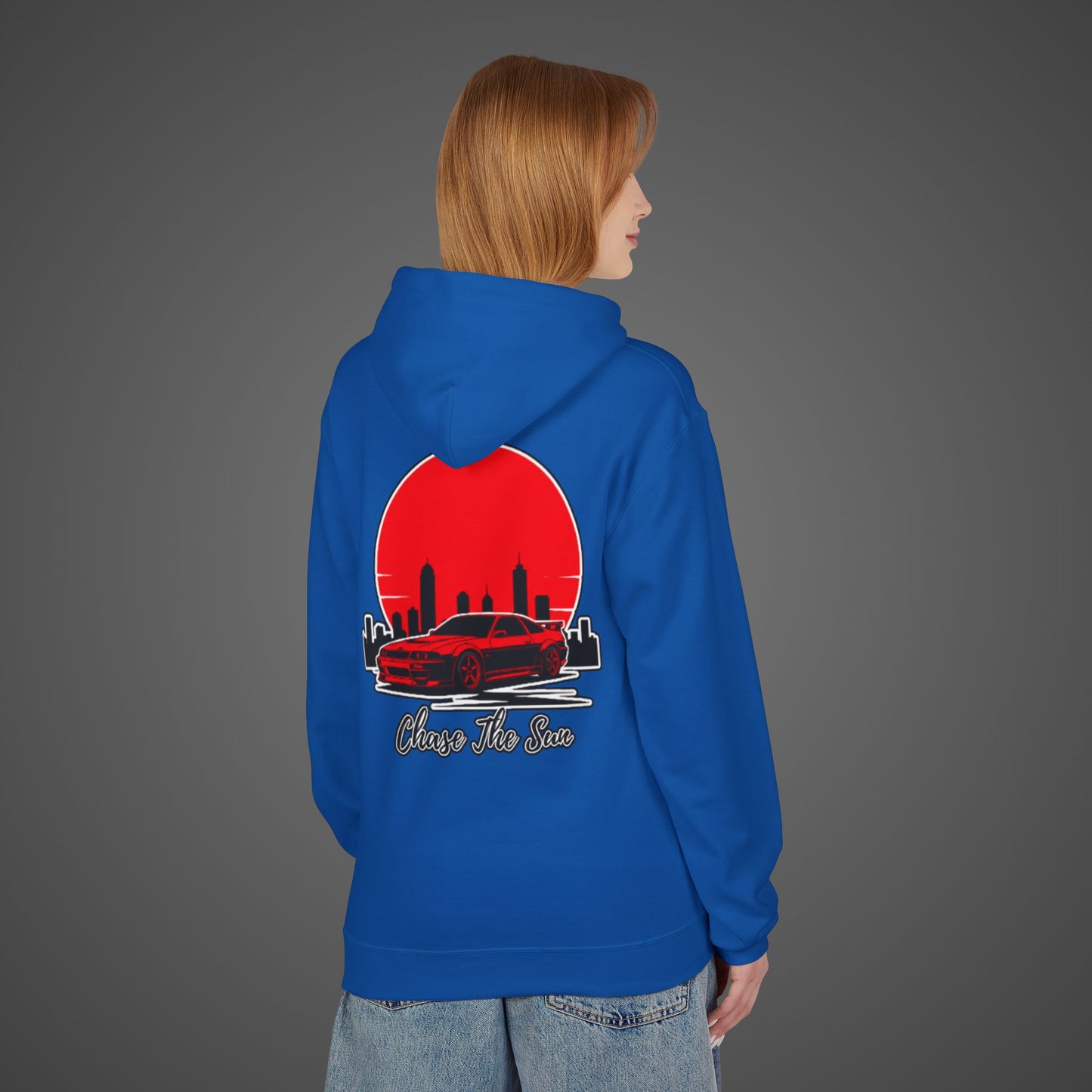 Chase The Sun Fleece Hoodie - Unisex Midweight Softstyle Lifestyle Apparel