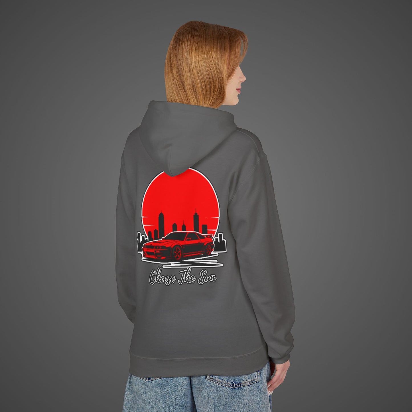 Chase The Sun Fleece Hoodie - Unisex Midweight Softstyle Lifestyle Apparel